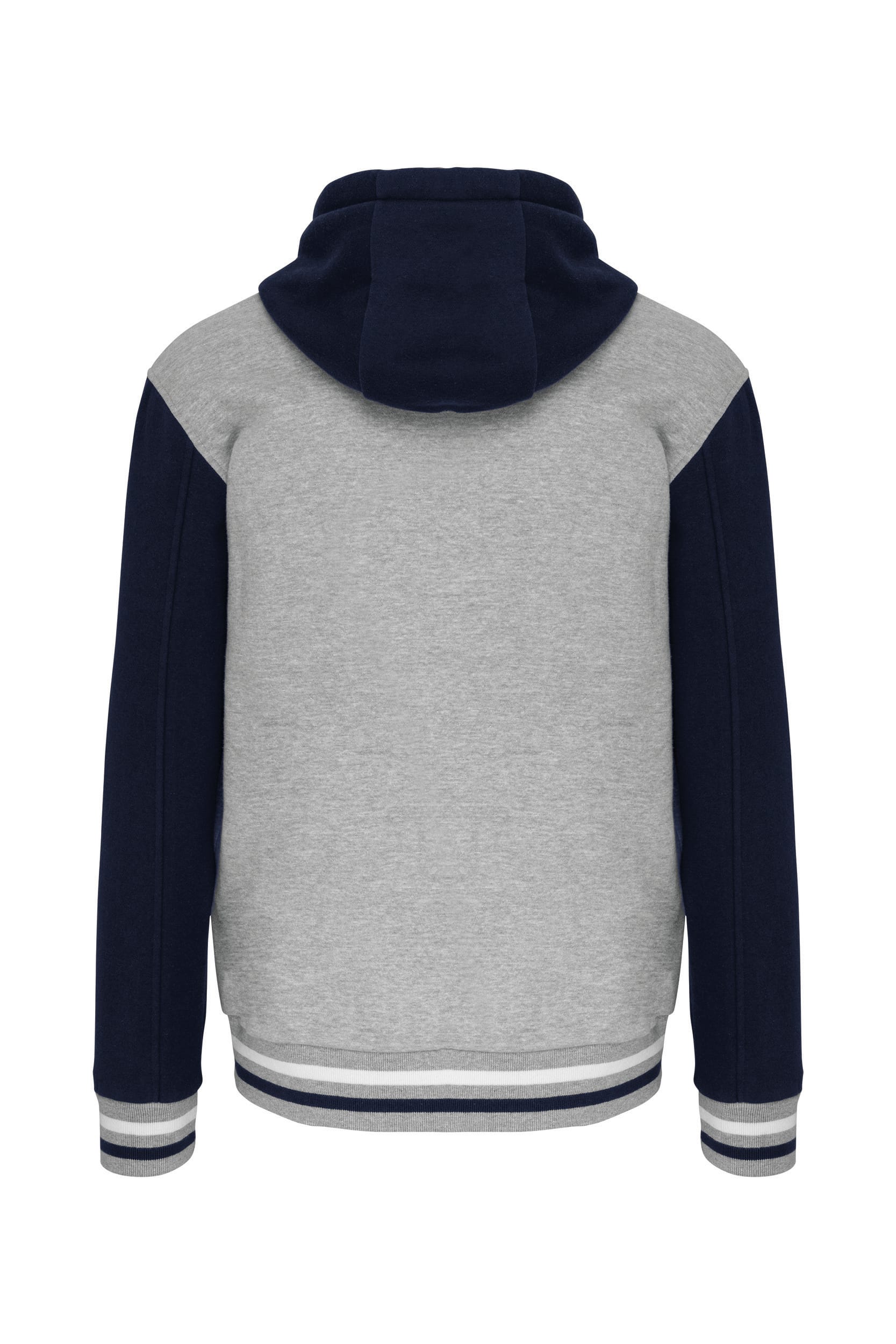College jacket met capuchon unisex