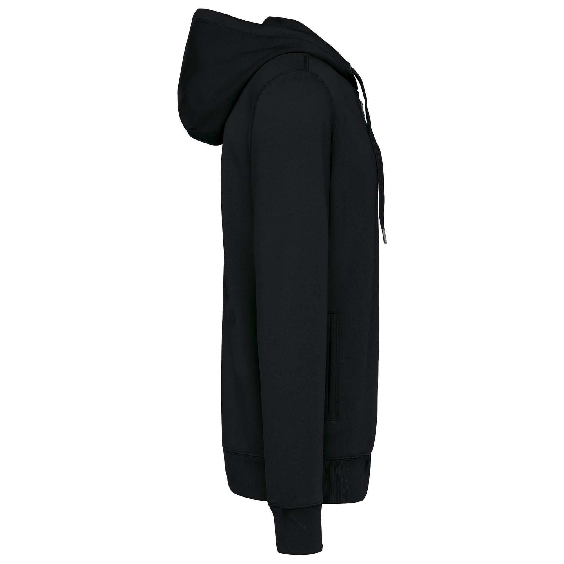 Ecologische uniseks sweatvest met capuchon