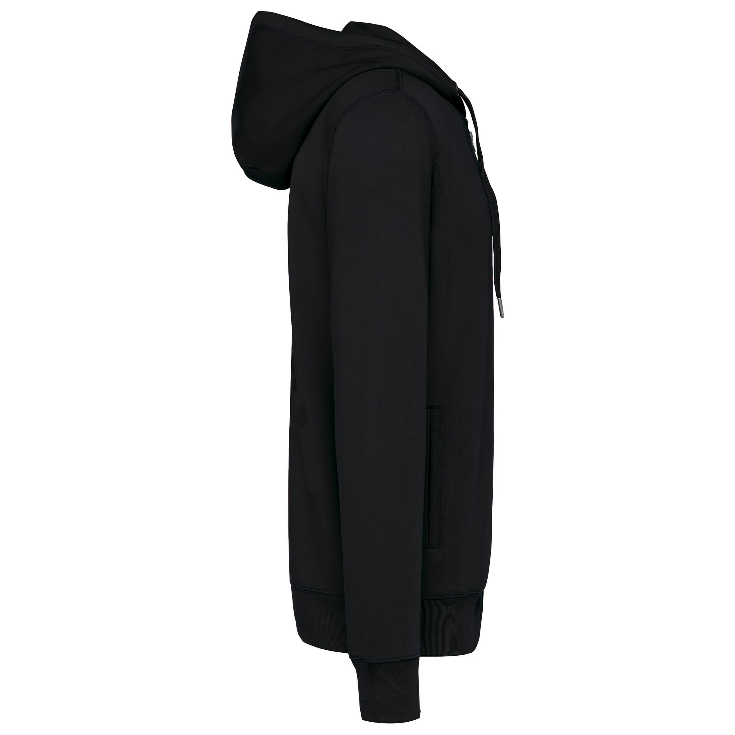Ecologische uniseks sweatvest met capuchon