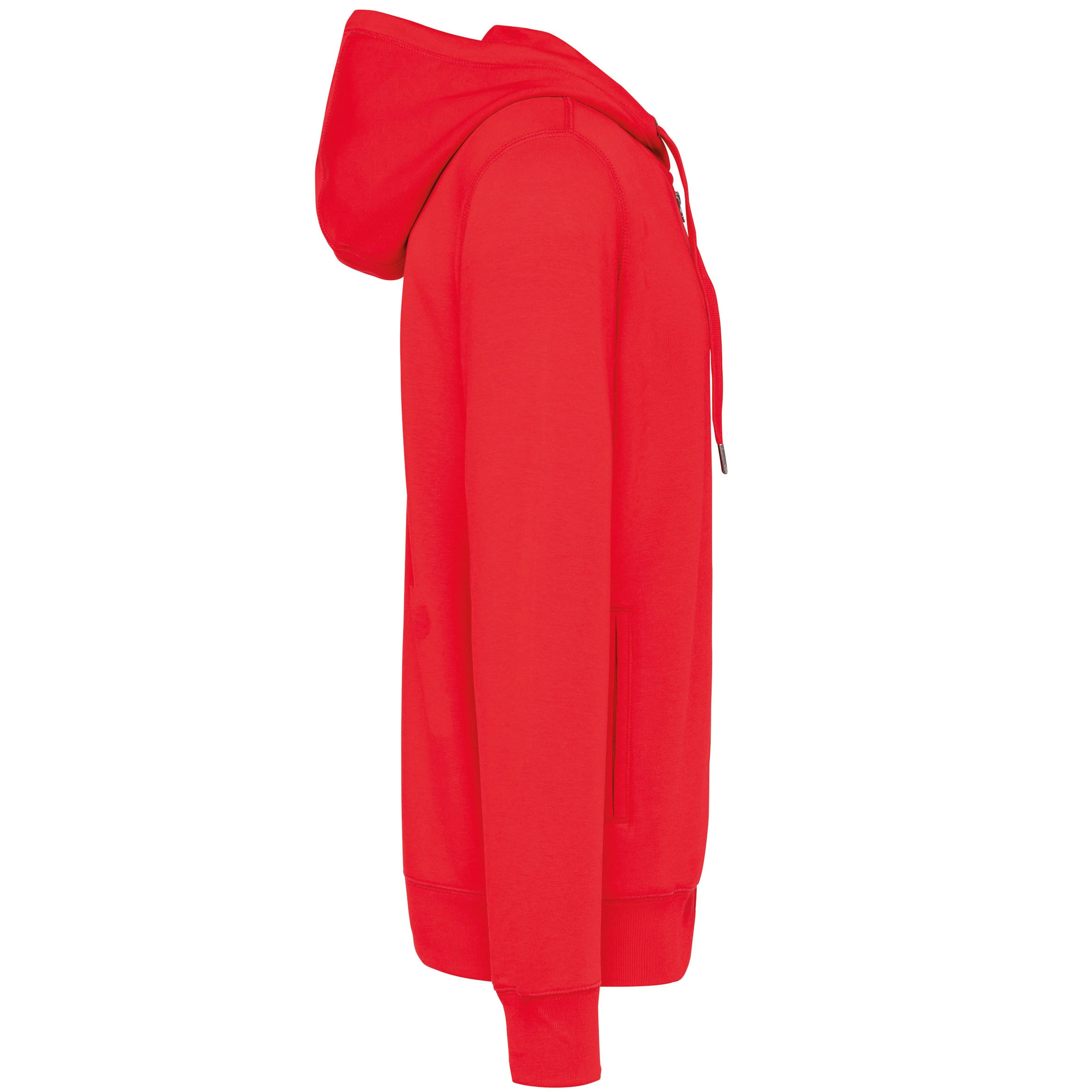 Ecologische uniseks sweatvest met capuchon