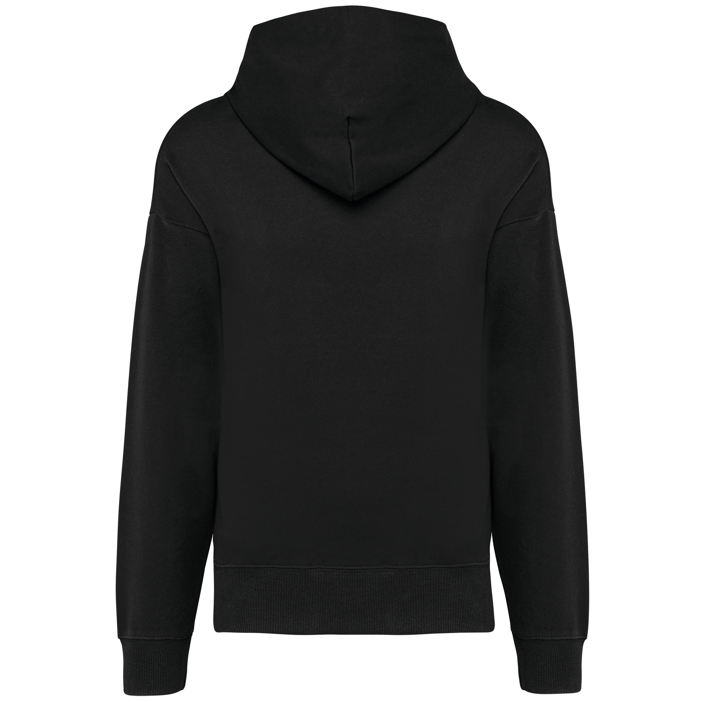Oversized fleece sweater met capuchon