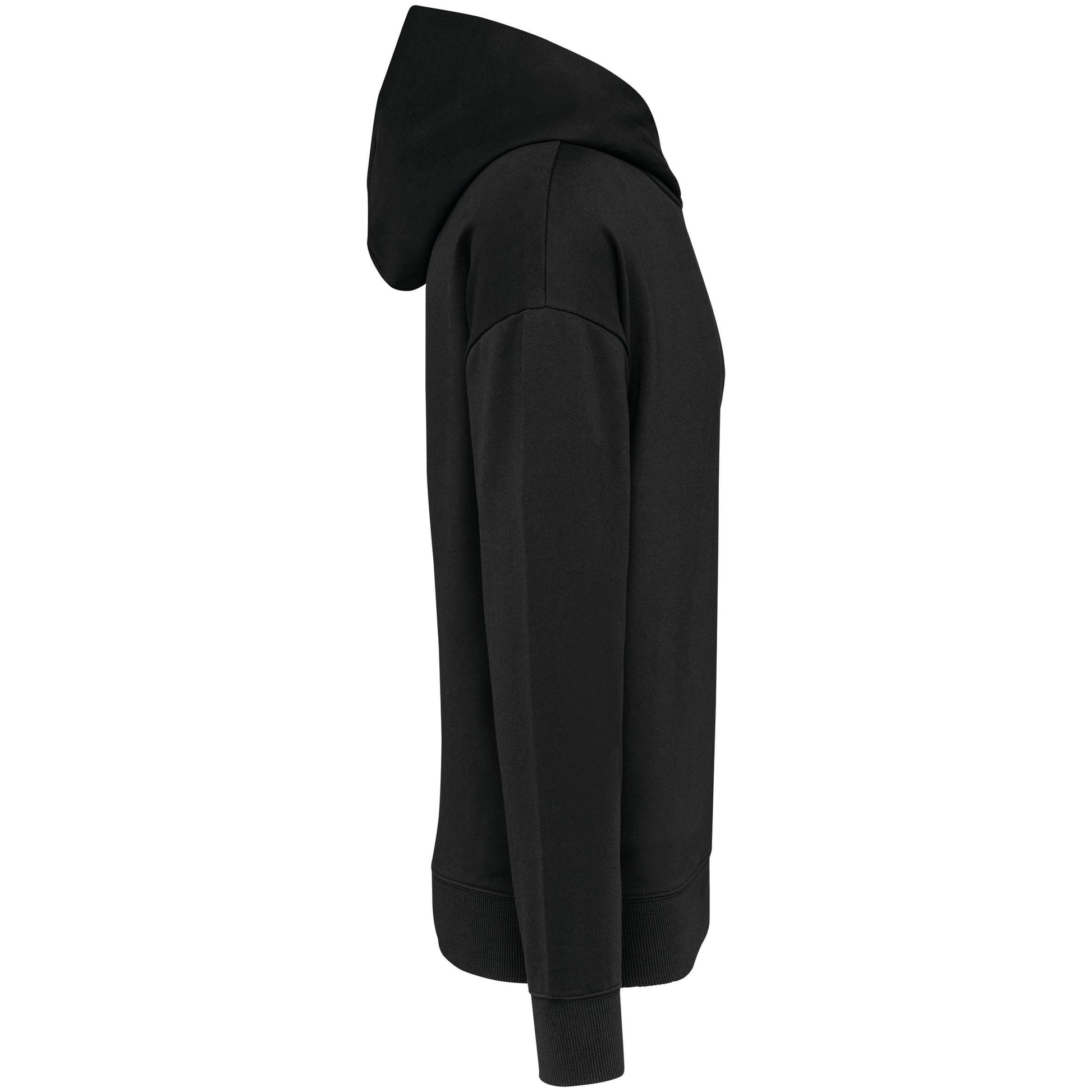 Oversized fleece sweater met capuchon
