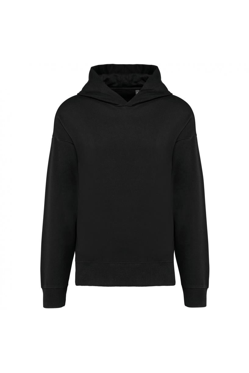 Oversized fleece sweater met capuchon