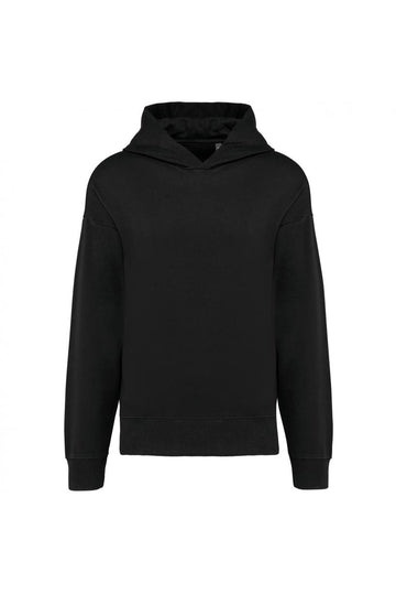 Oversized fleece sweater met capuchon