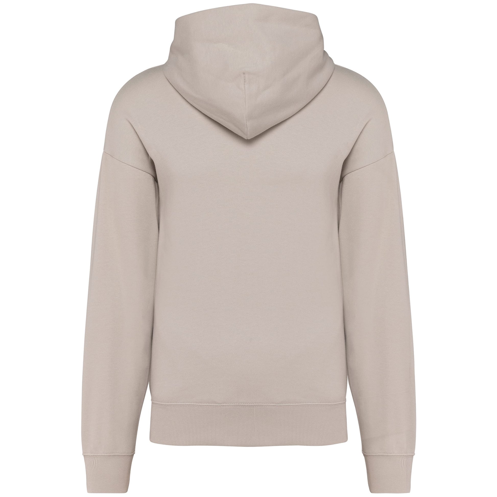 Oversized fleece sweater met capuchon