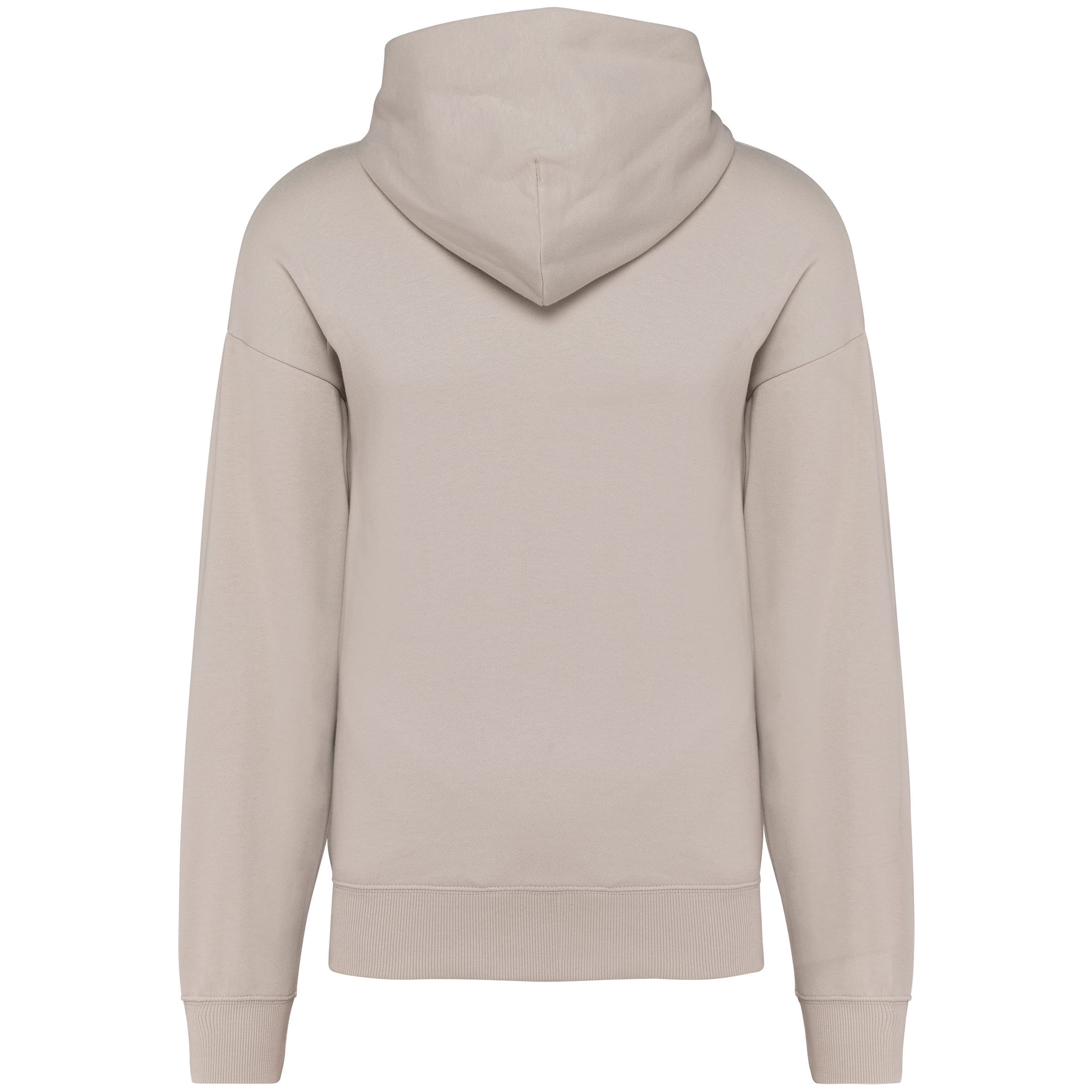 Oversized fleece sweater met capuchon