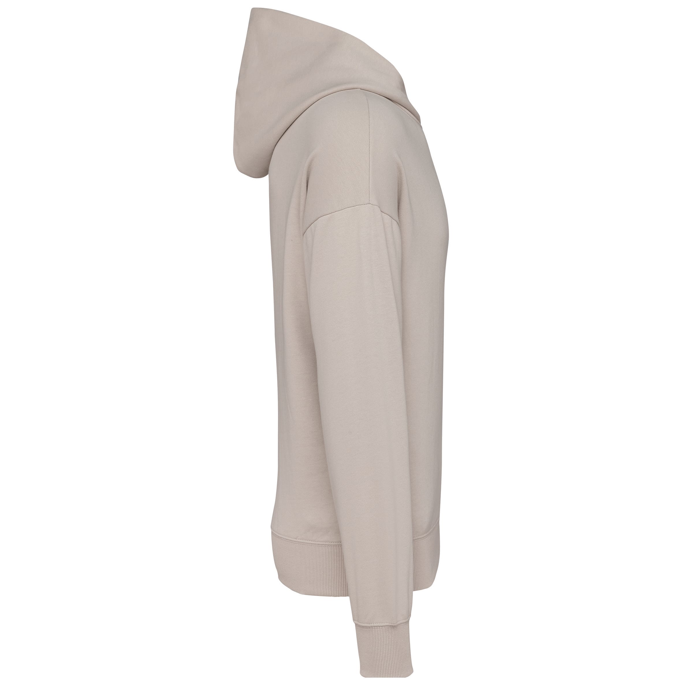 Oversized fleece sweater met capuchon