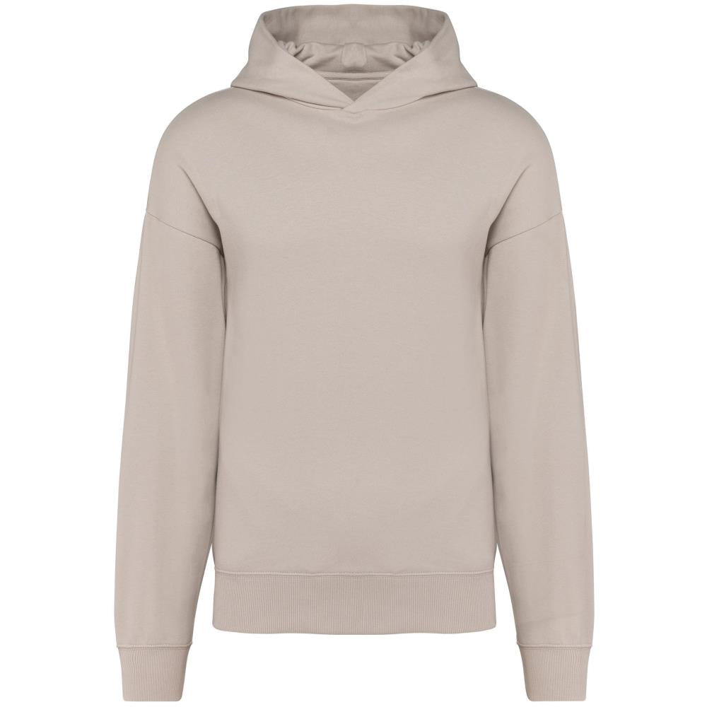 Oversized fleece sweater met capuchon