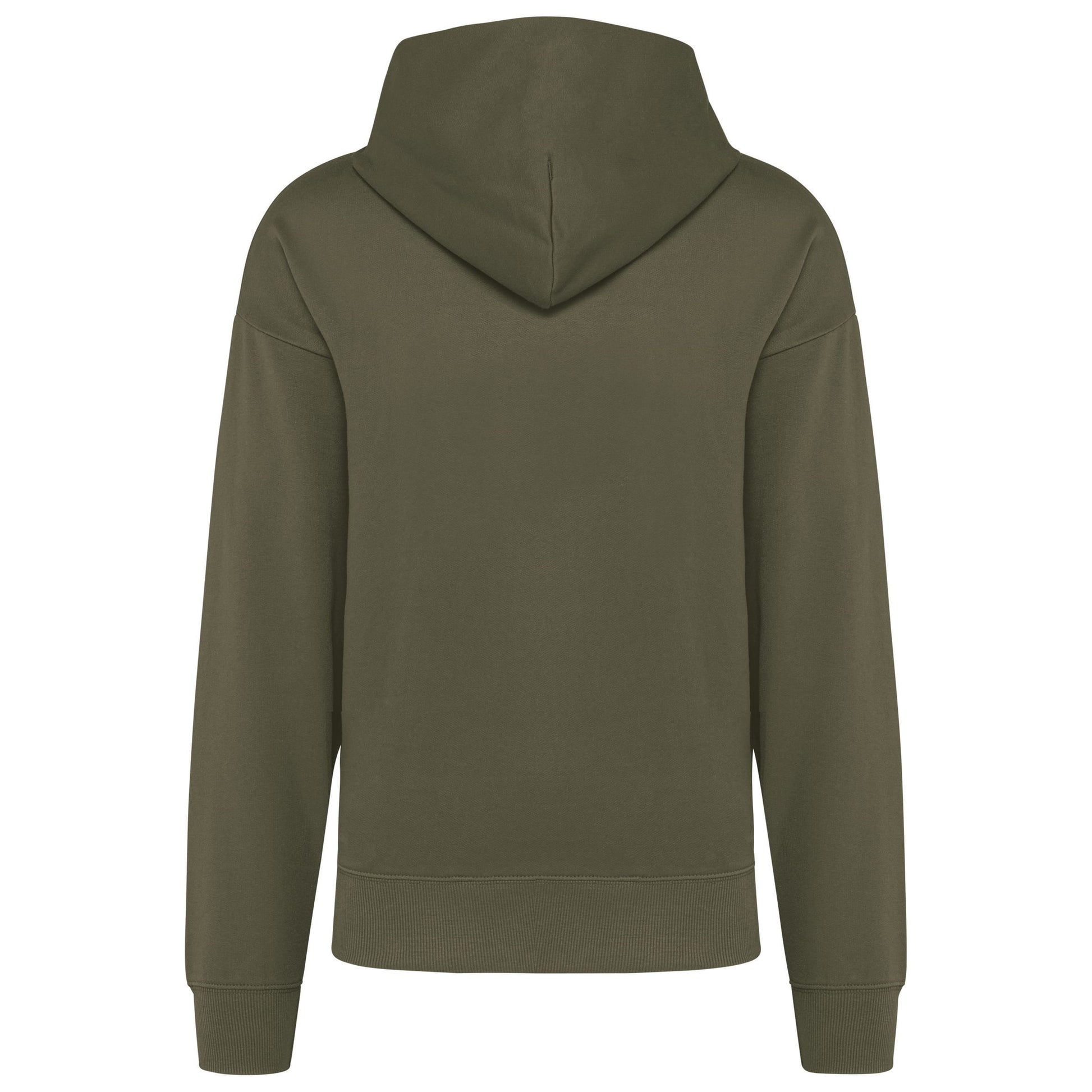 Oversized fleece sweater met capuchon