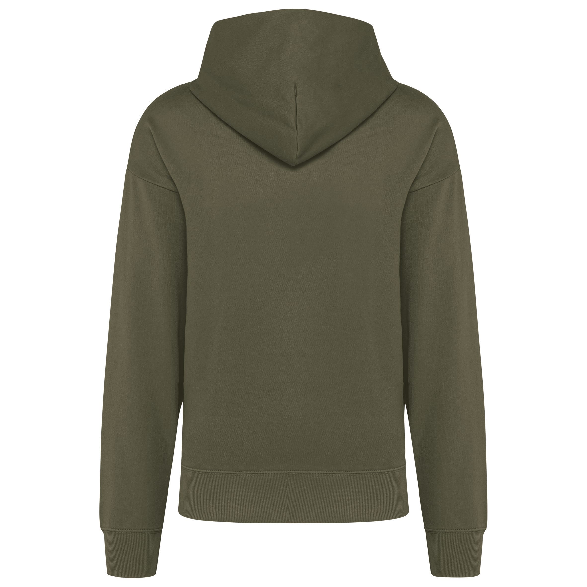 Oversized fleece sweater met capuchon