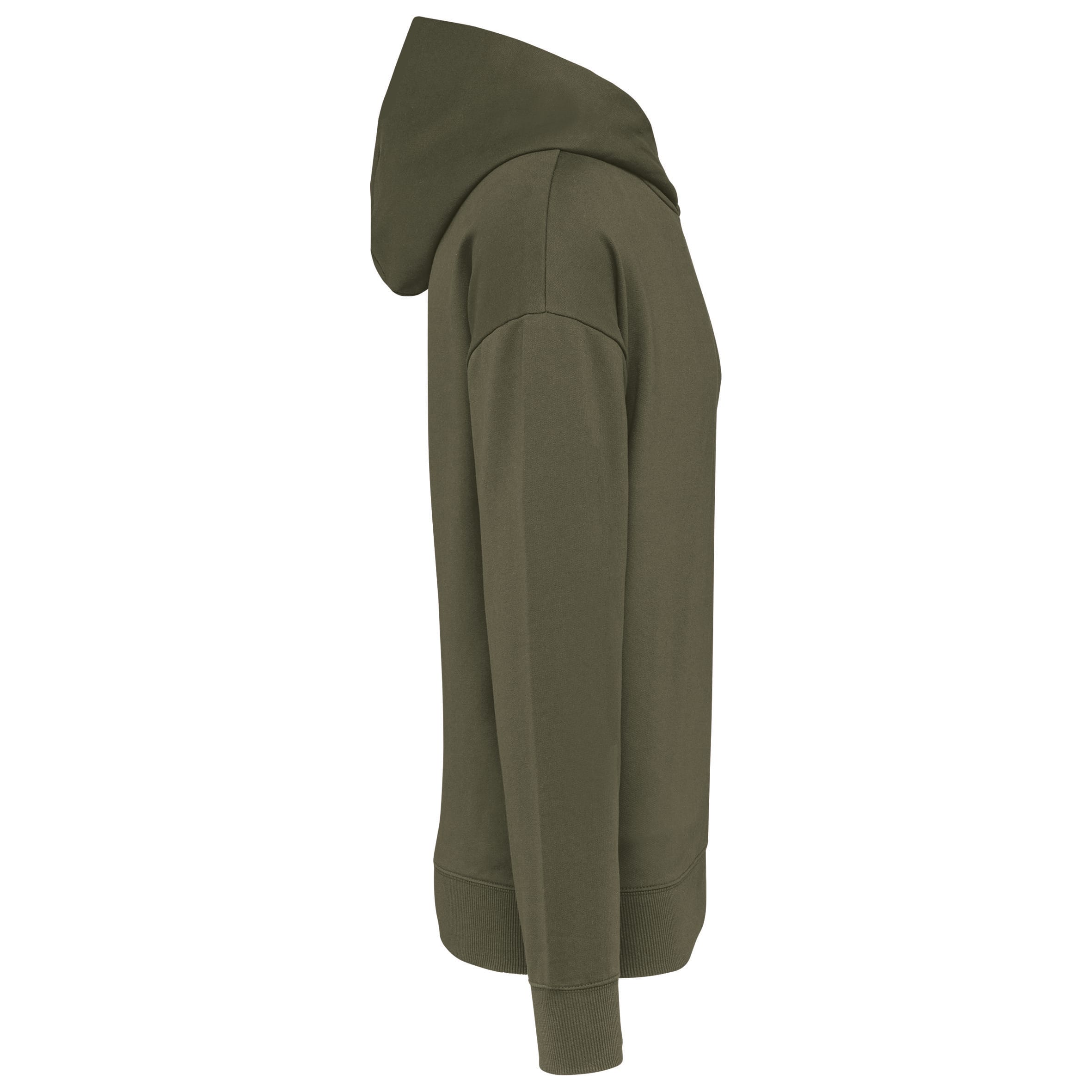 Oversized fleece sweater met capuchon