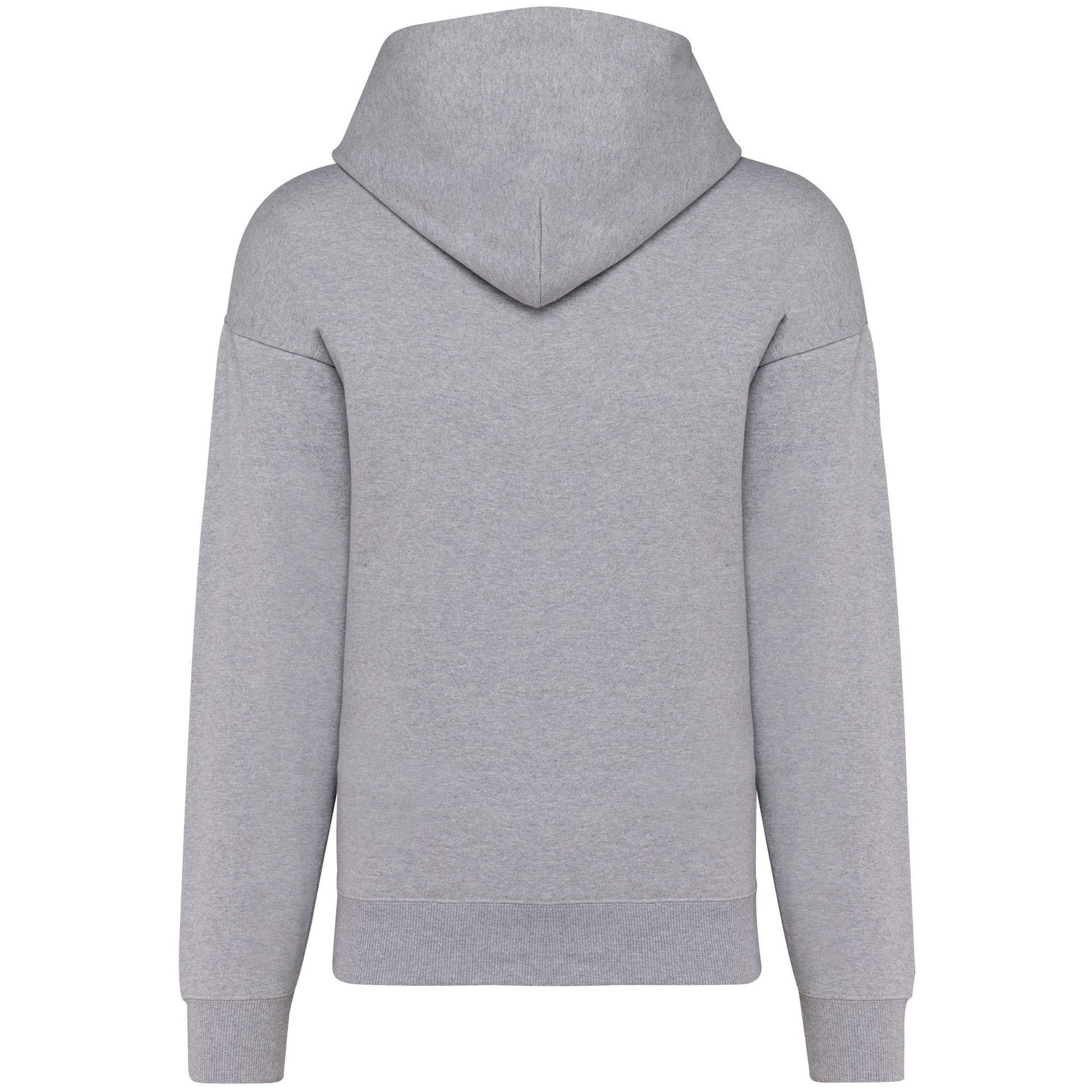 Oversized fleece sweater met capuchon