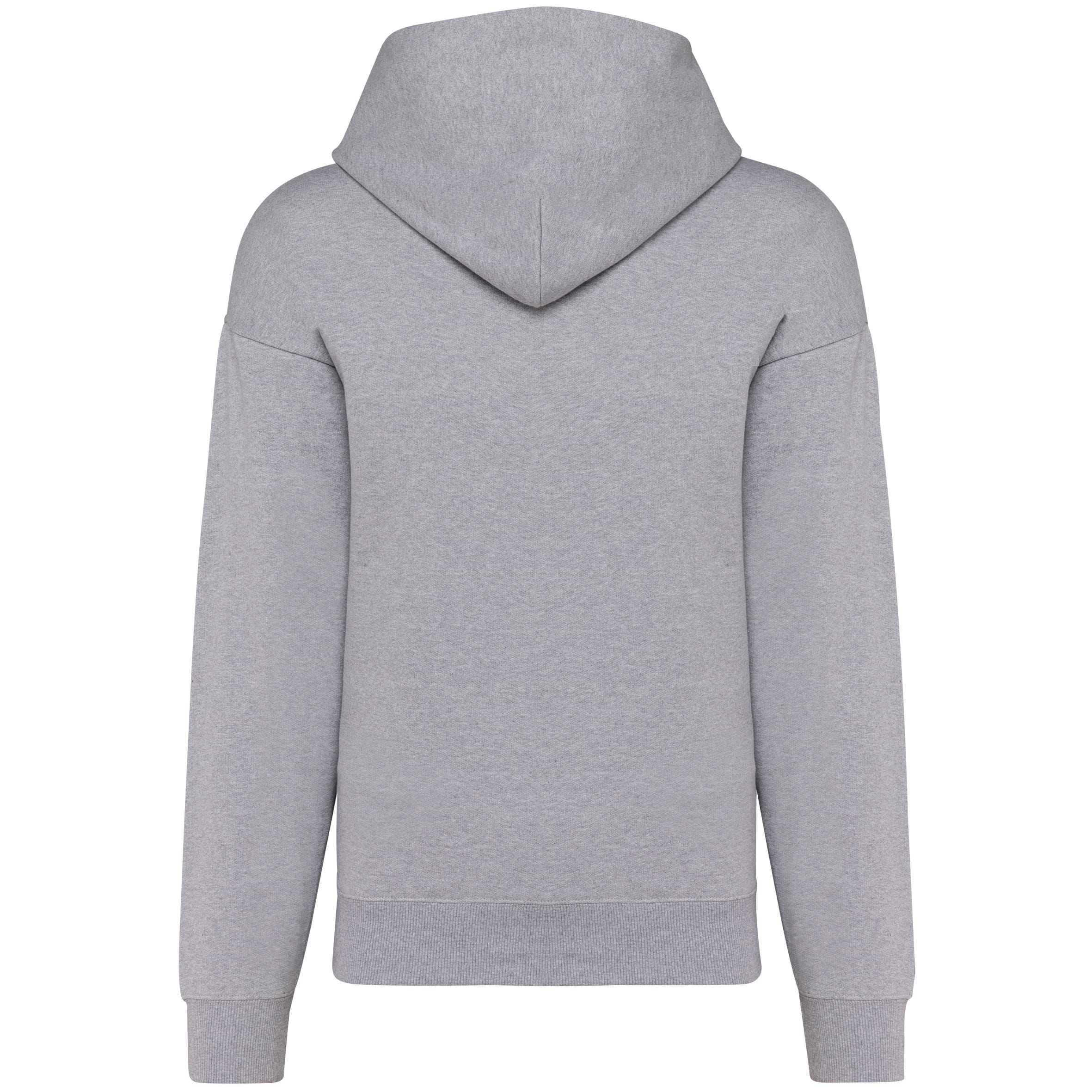 Oversized fleece sweater met capuchon