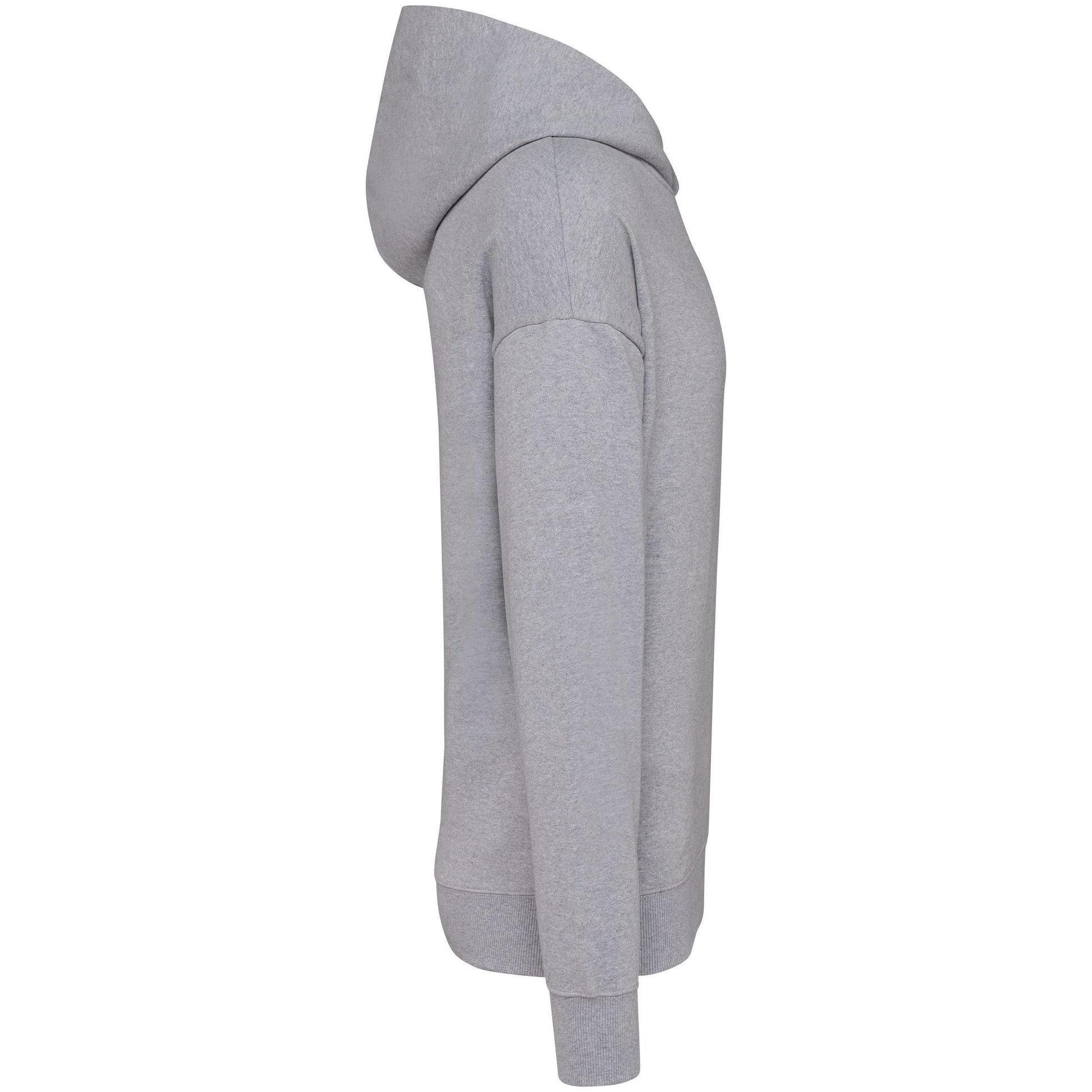 Oversized fleece sweater met capuchon