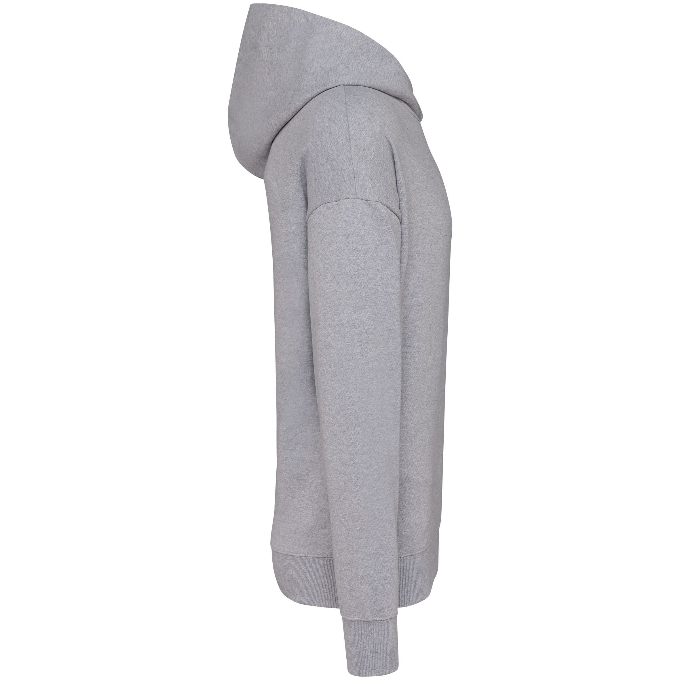 Oversized fleece sweater met capuchon