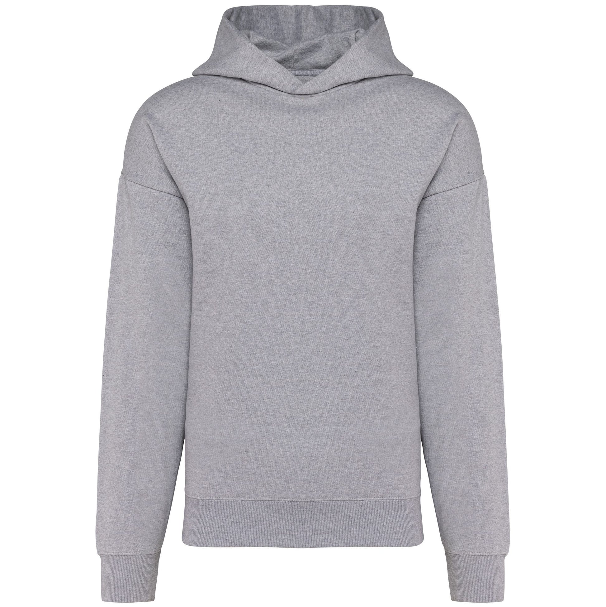 Oversized fleece sweater met capuchon