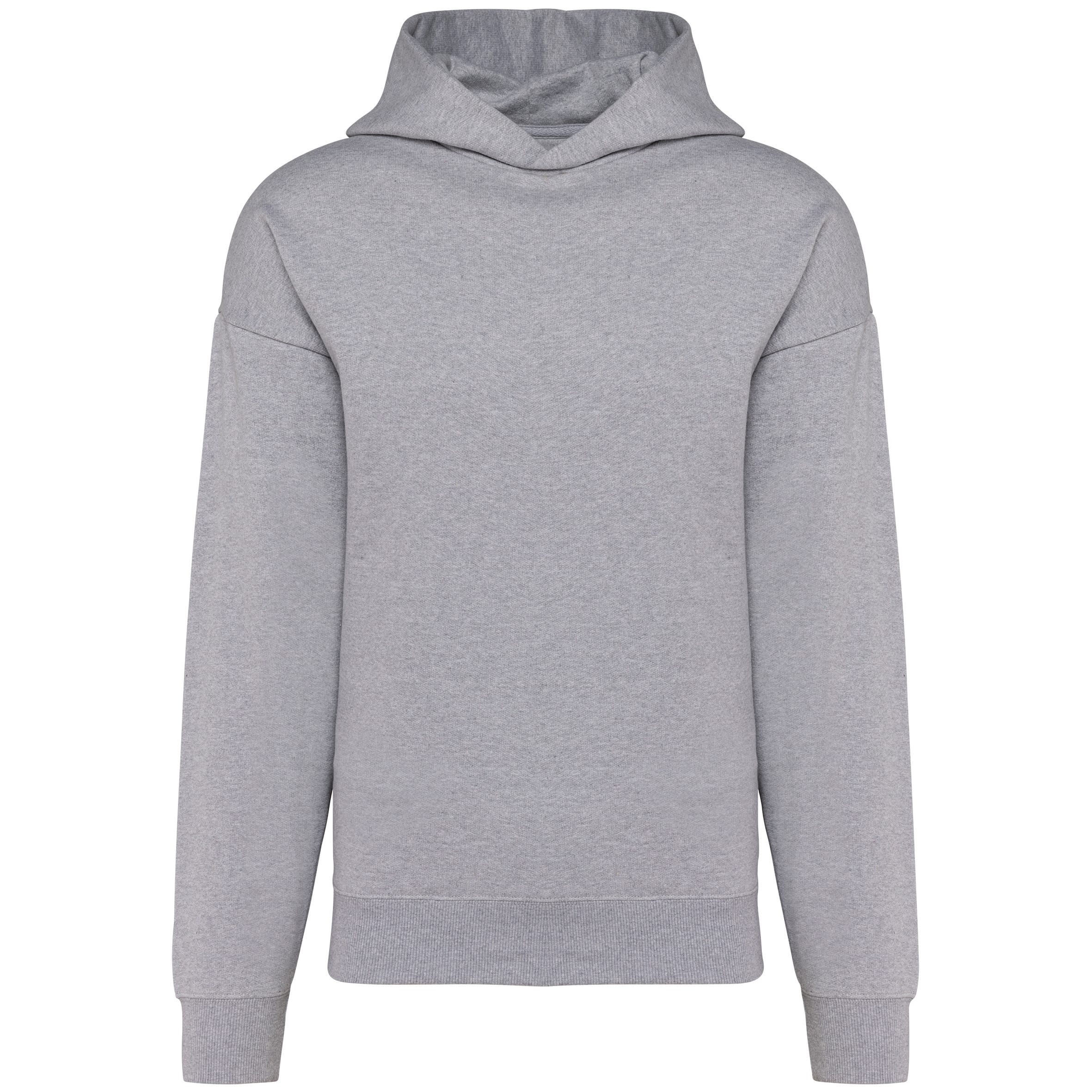 Oversized fleece sweater met capuchon
