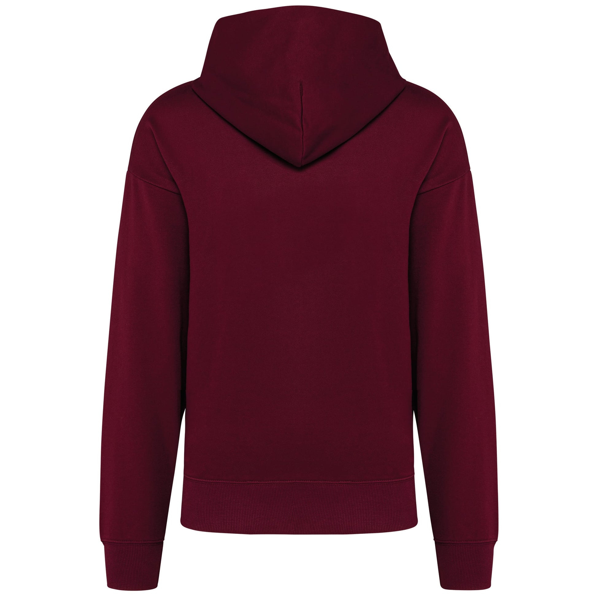 Oversized fleece sweater met capuchon