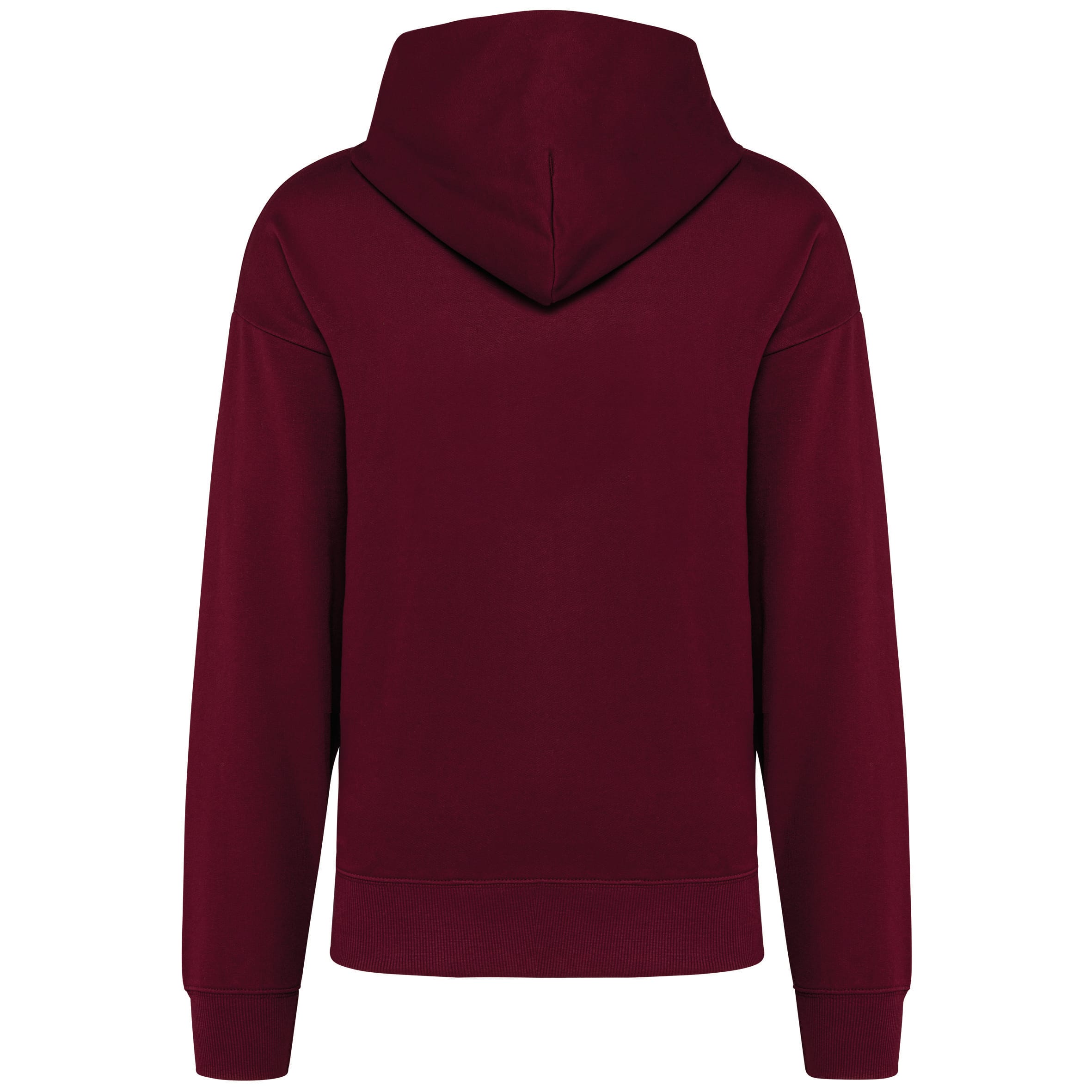 Oversized fleece sweater met capuchon