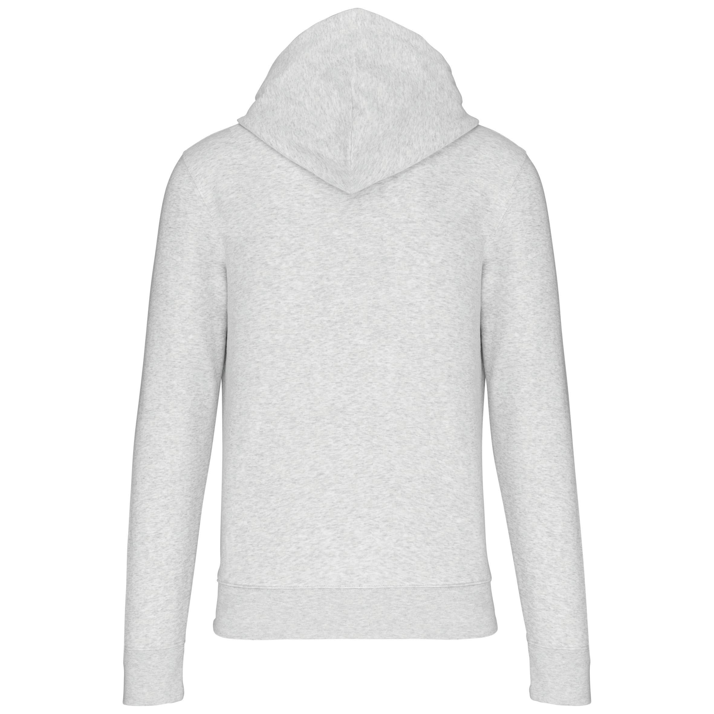 Ecologische herensweater met capuchon