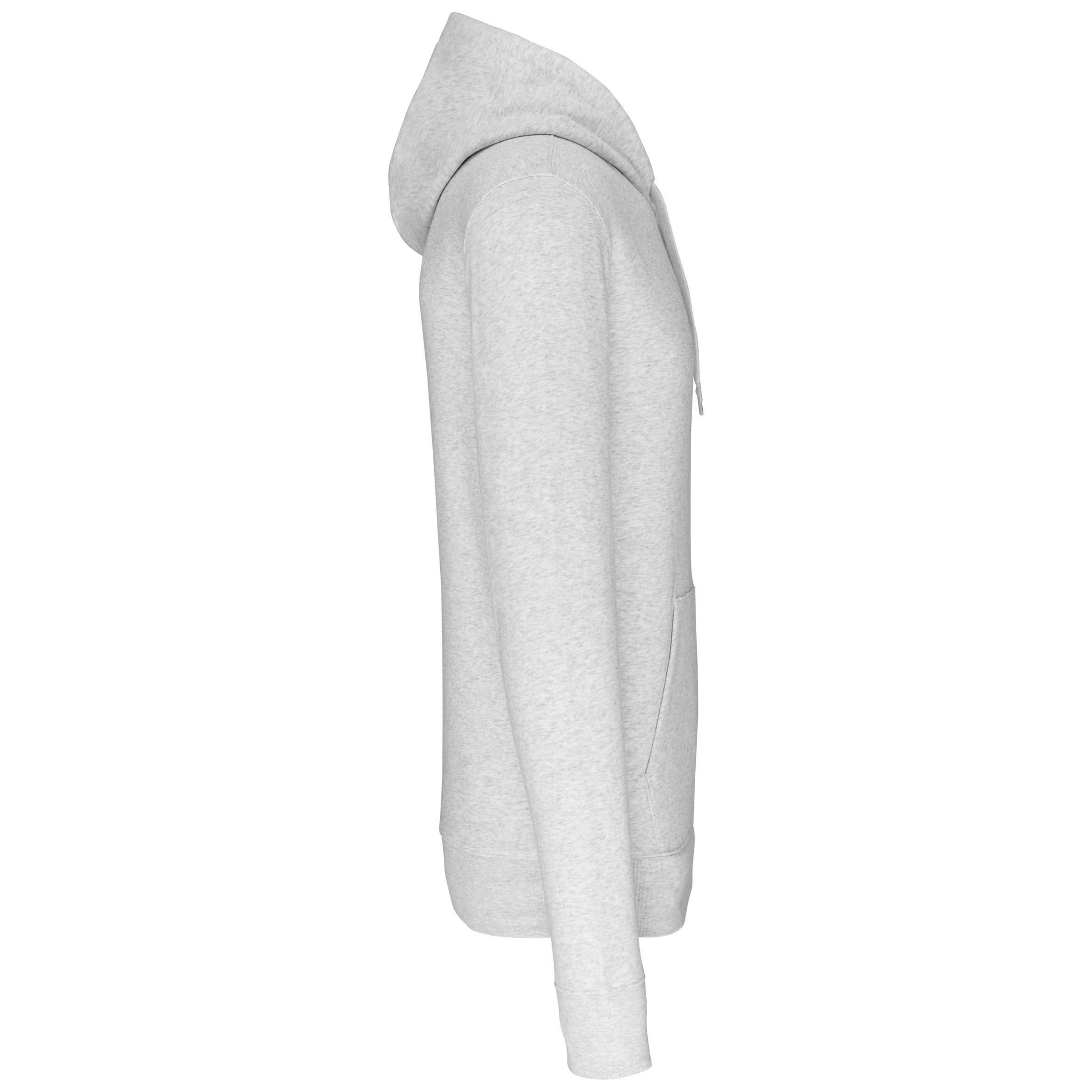 Ecologische herensweater met capuchon