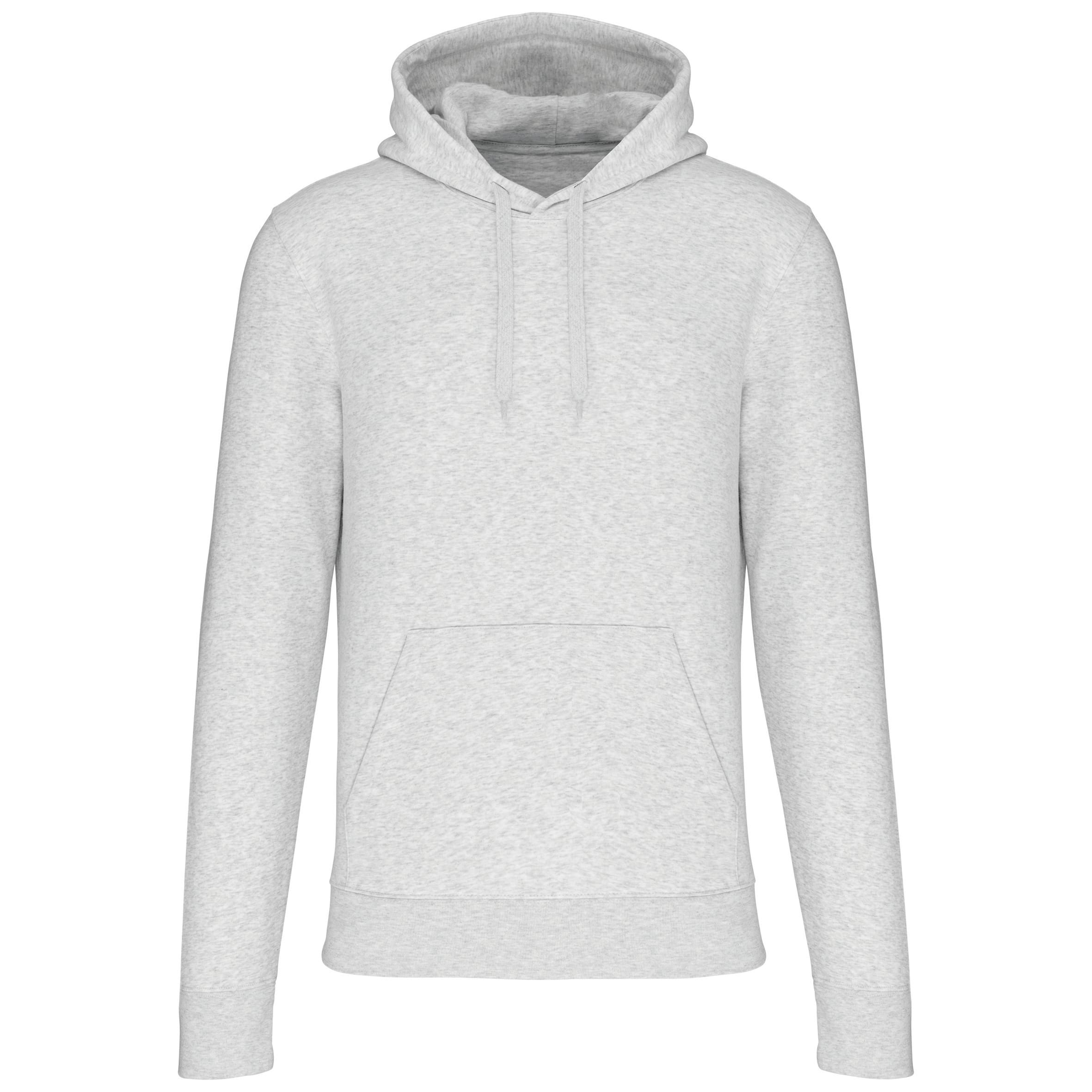 Ecologische herensweater met capuchon
