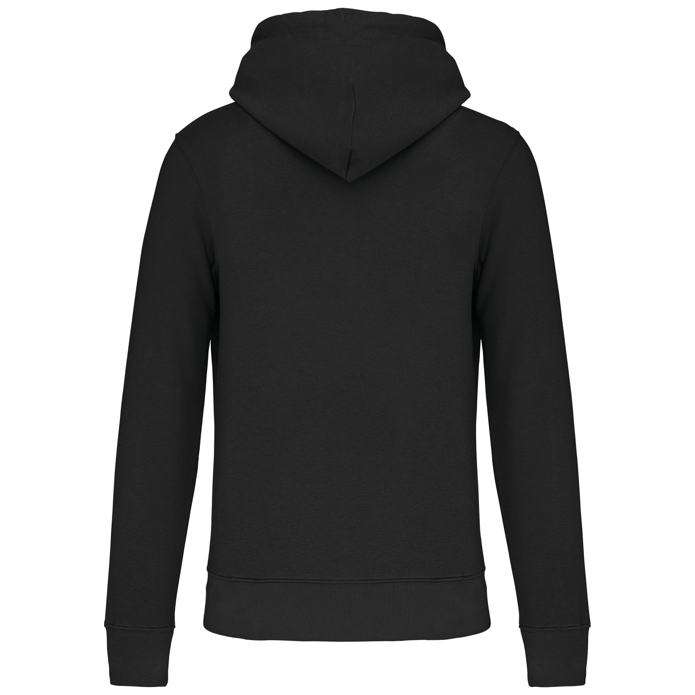 Ecologische herensweater met capuchon