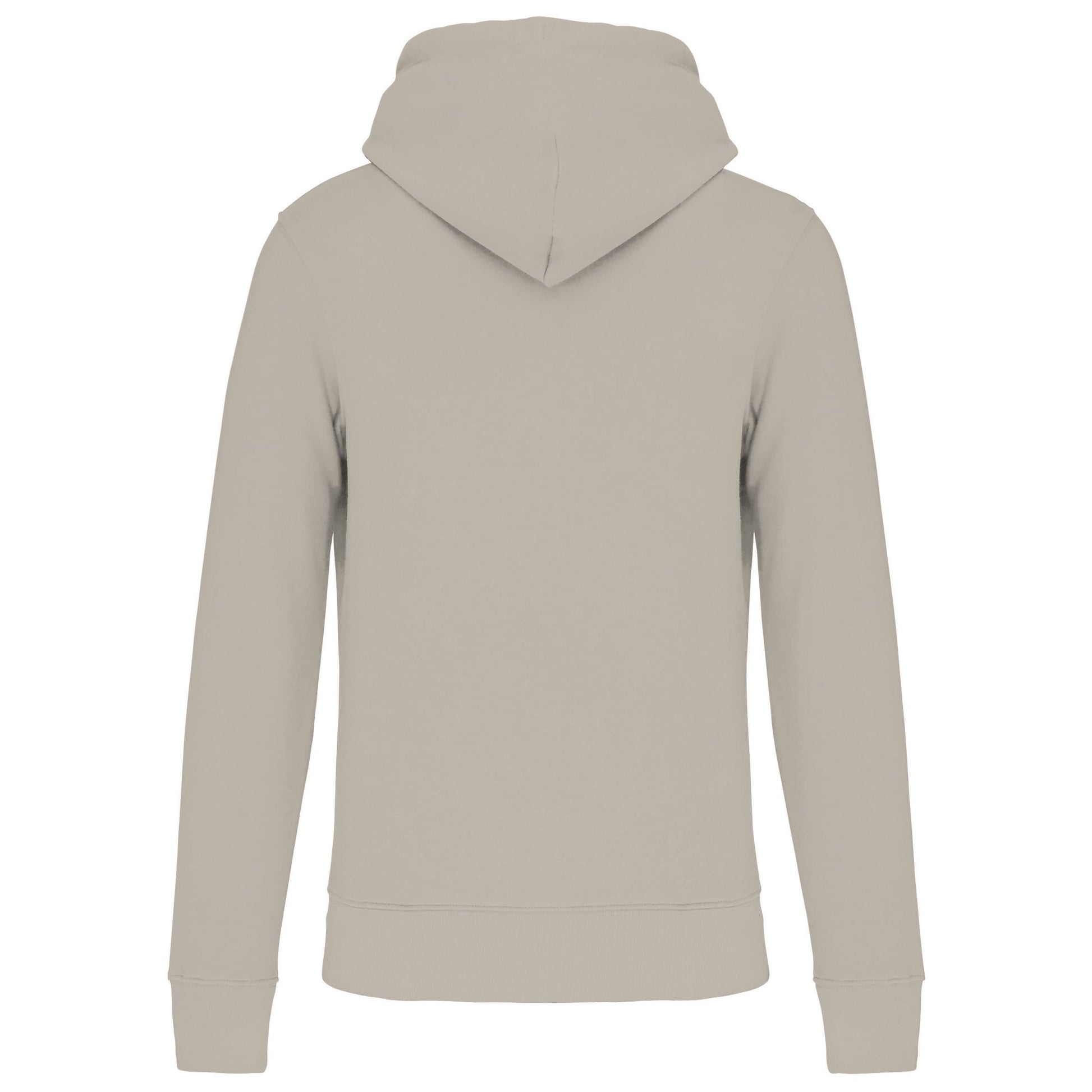 Ecologische herensweater met capuchon