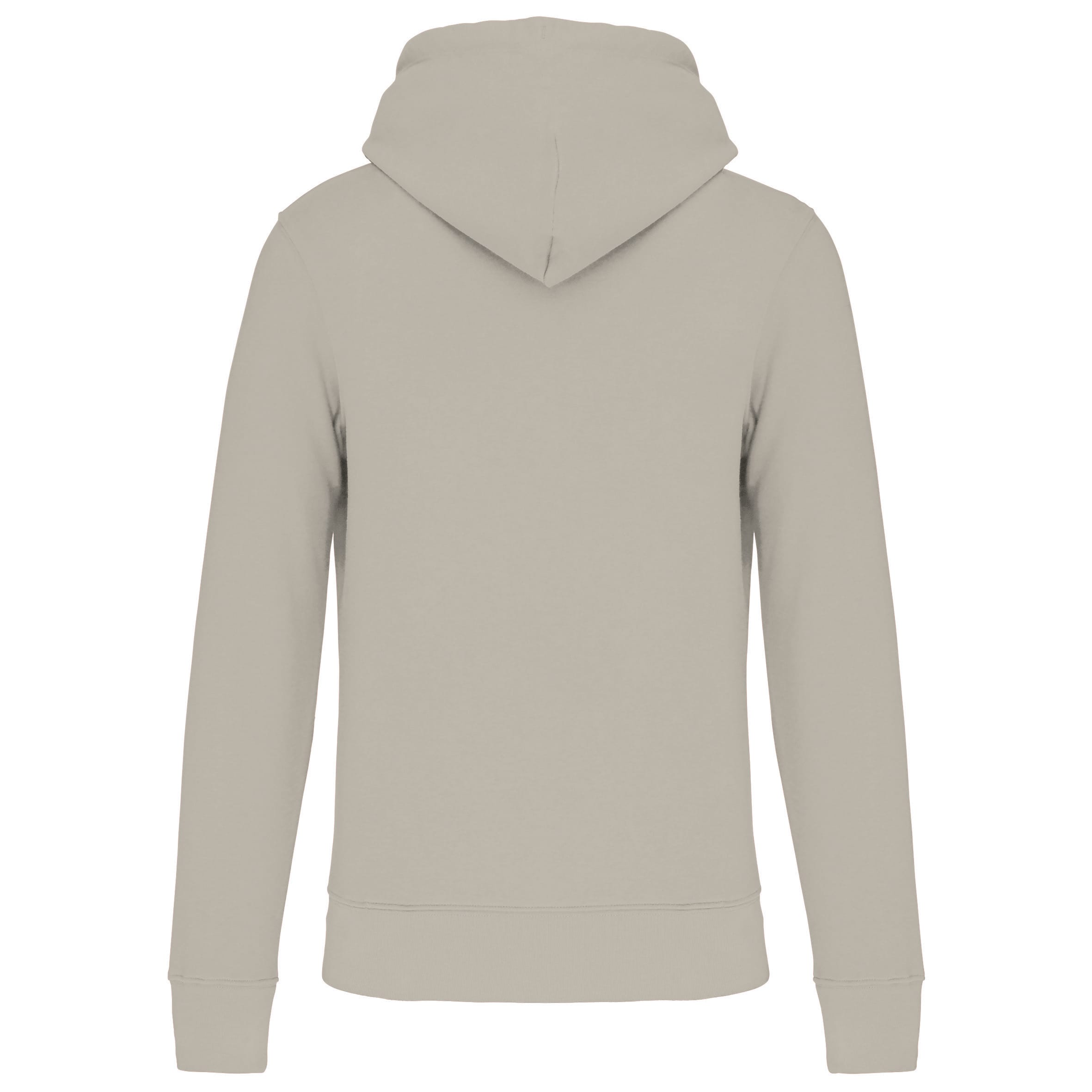 Ecologische herensweater met capuchon