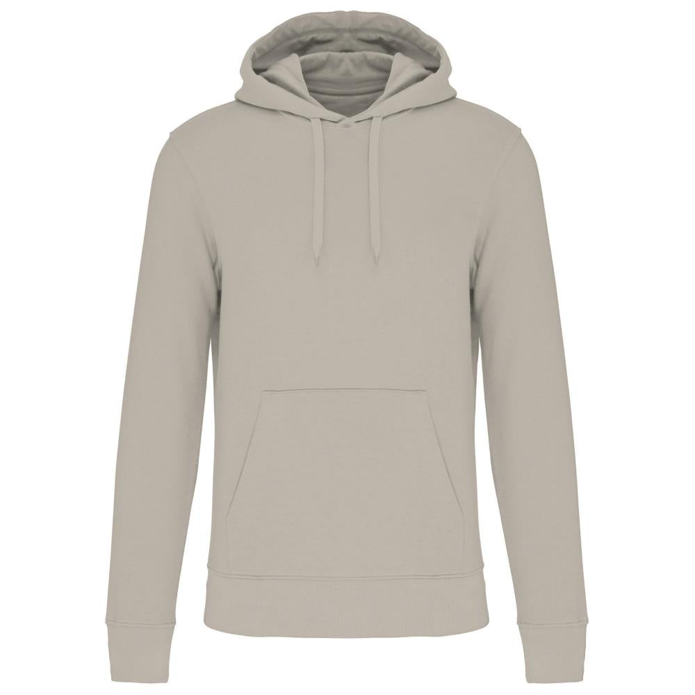 Ecologische herensweater met capuchon
