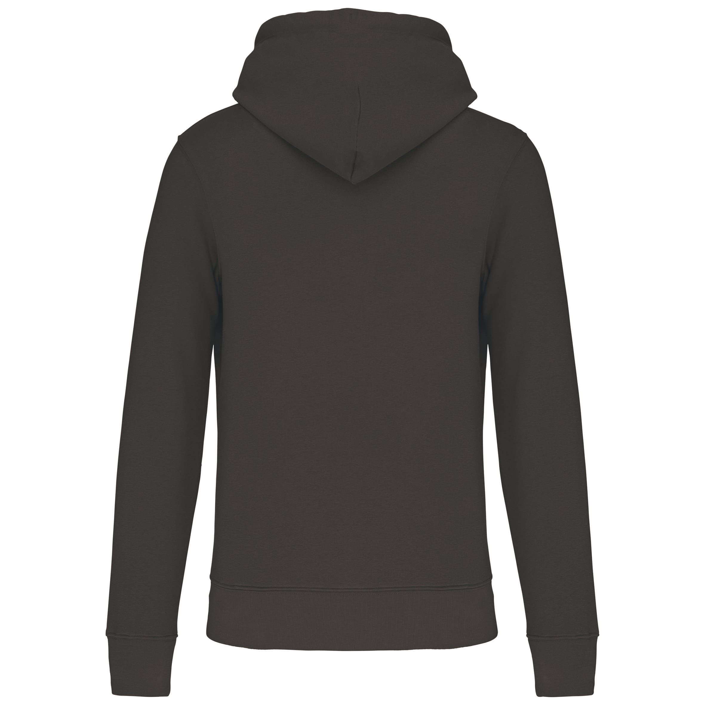 Ecologische herensweater met capuchon