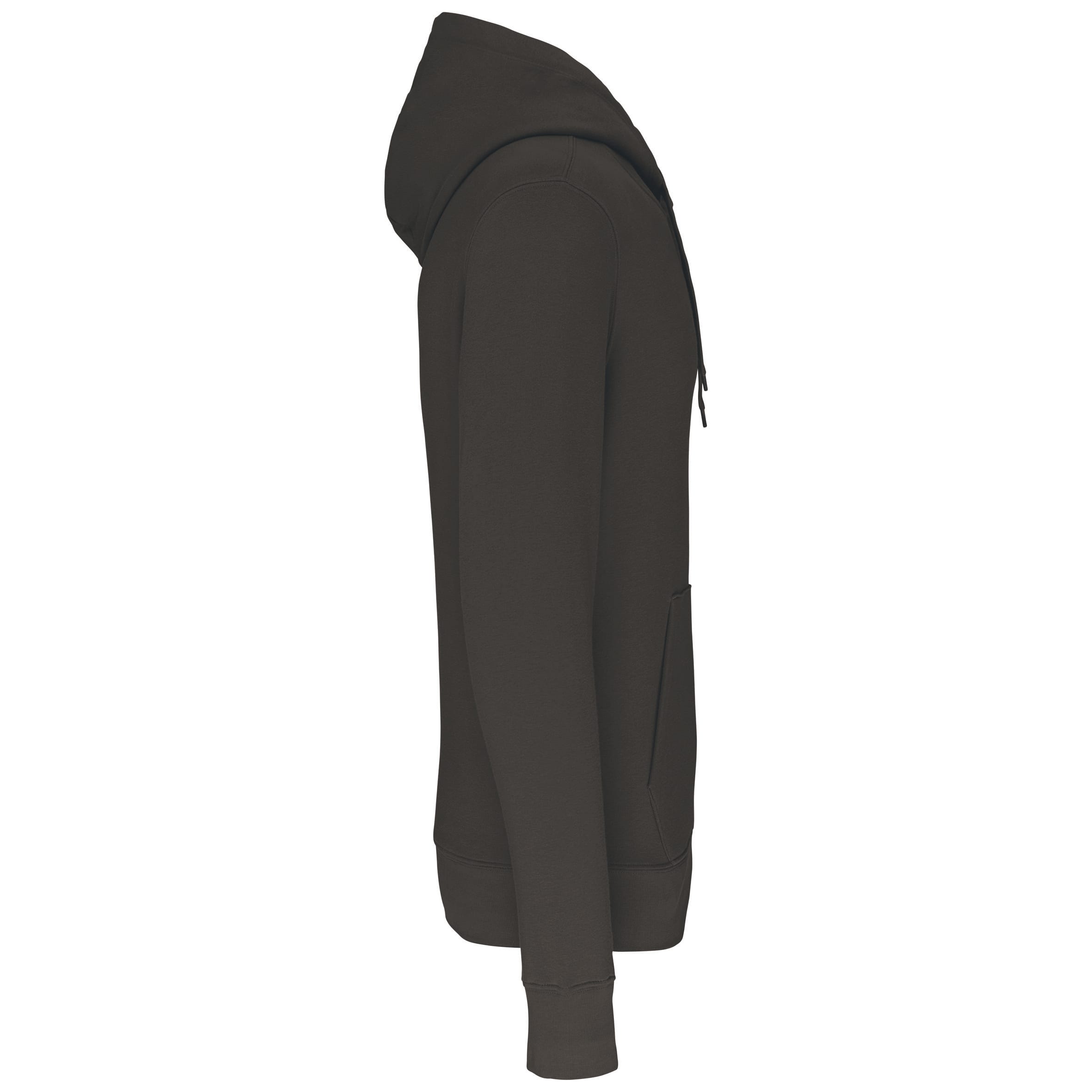 Ecologische herensweater met capuchon