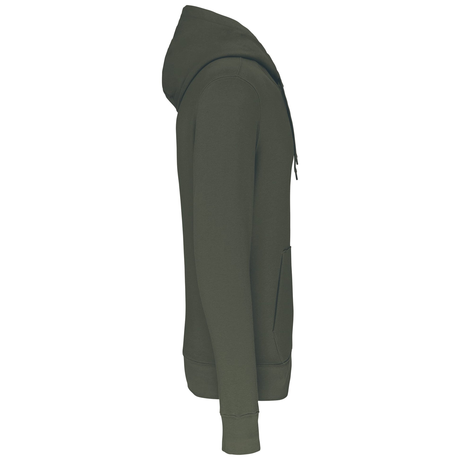 Ecologische herensweater met capuchon