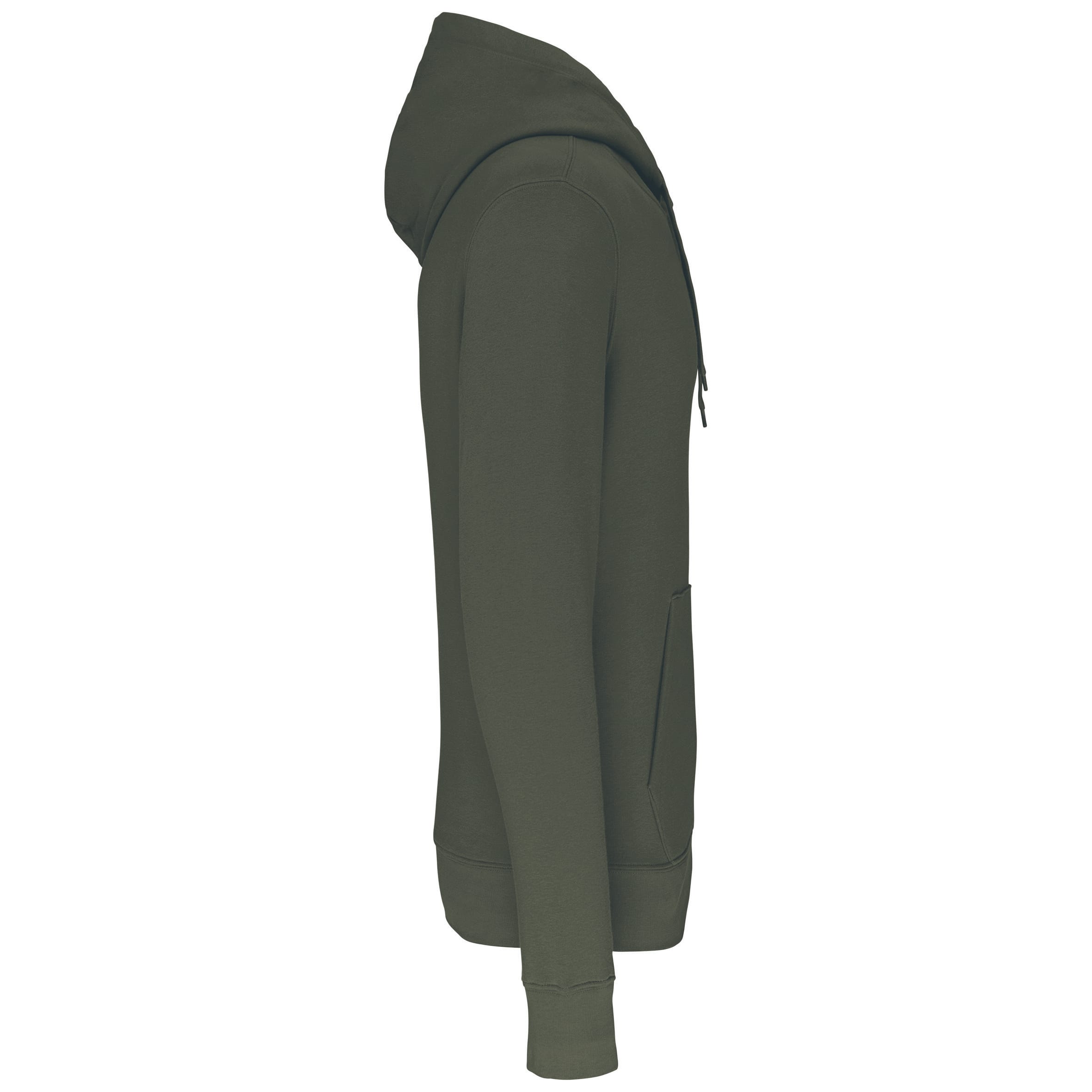 Ecologische herensweater met capuchon