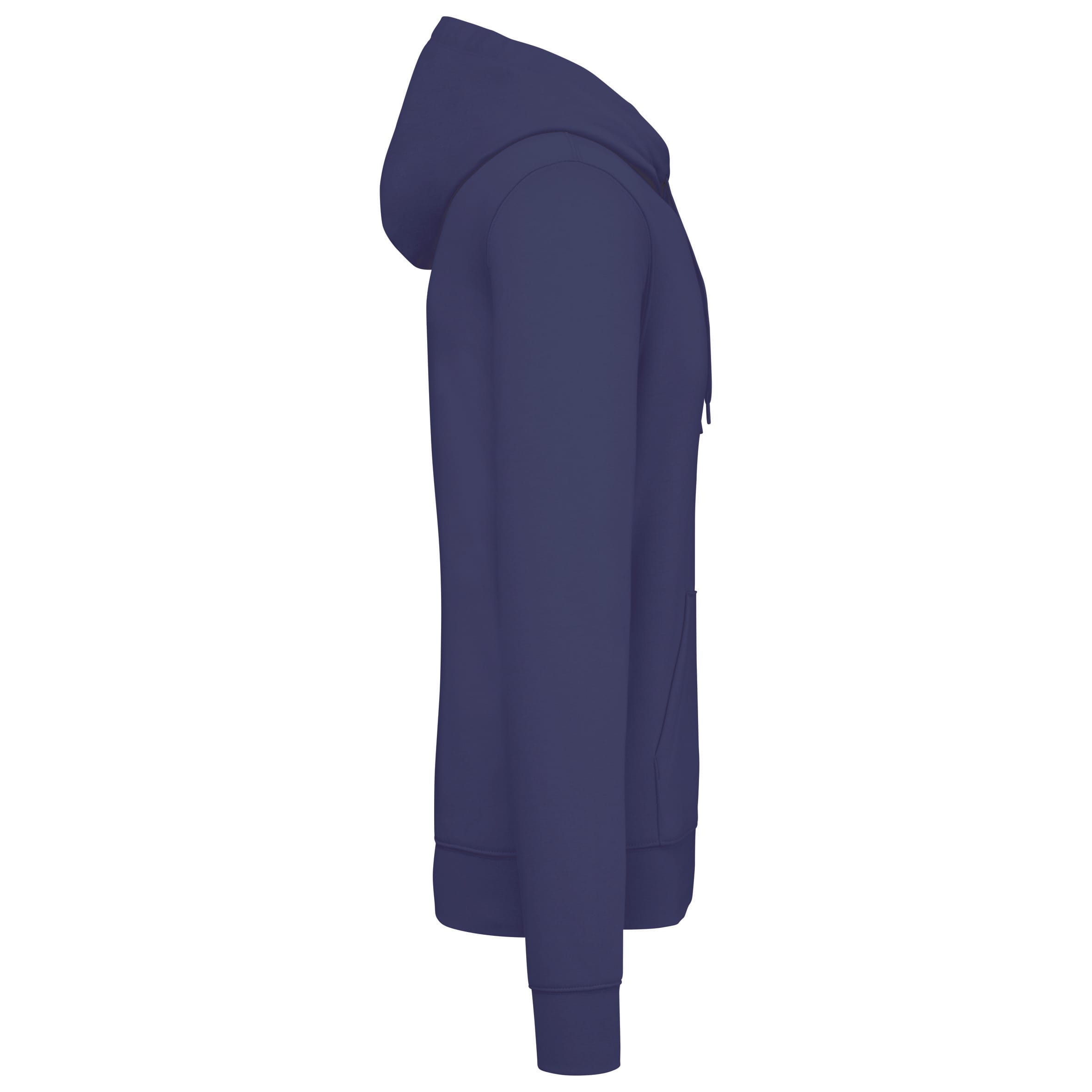 Ecologische herensweater met capuchon