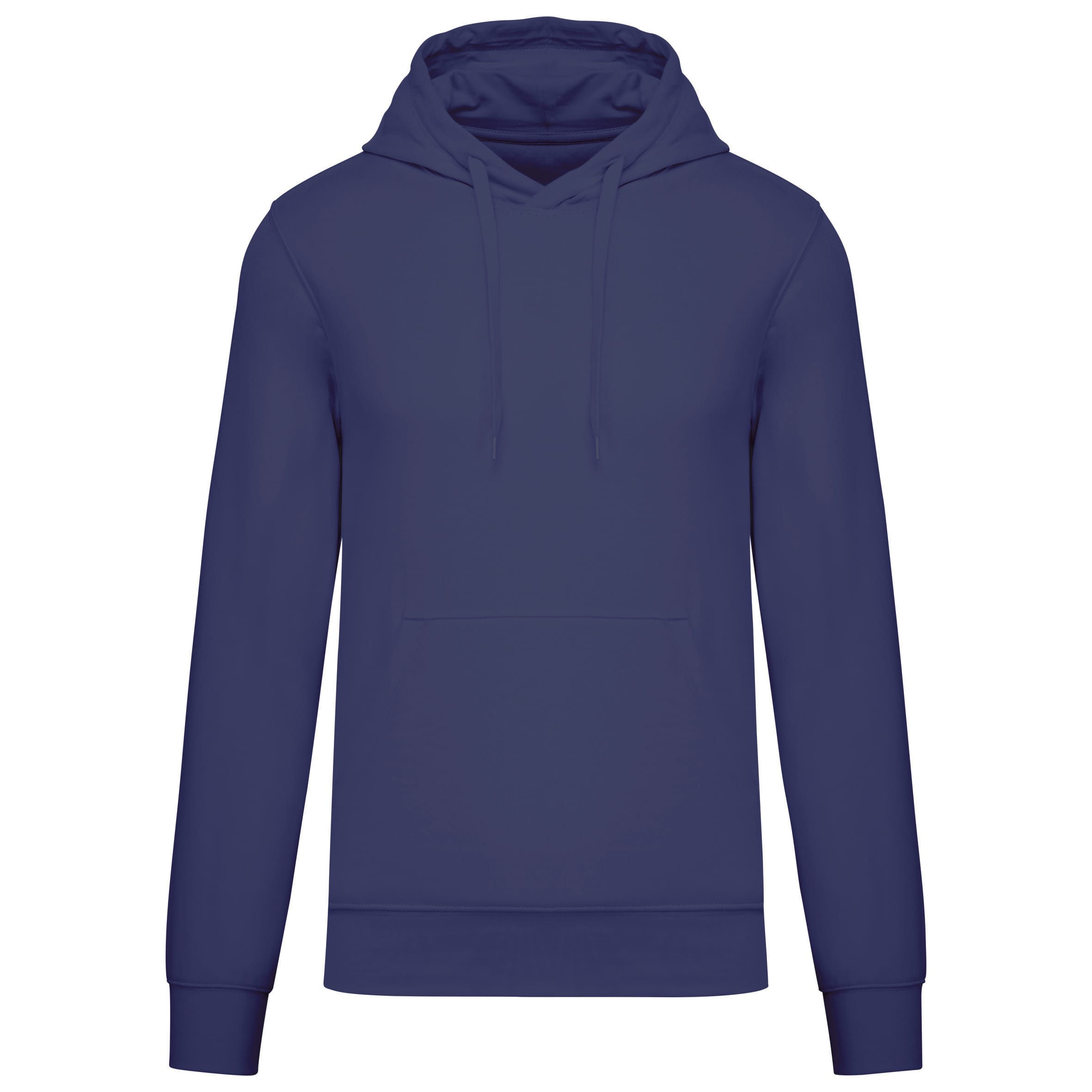 Ecologische herensweater met capuchon
