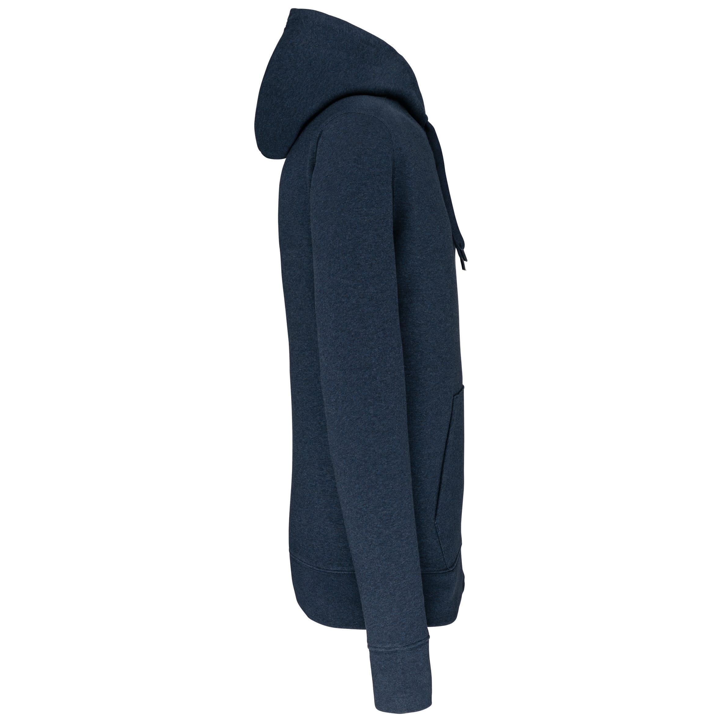 Ecologische herensweater met capuchon
