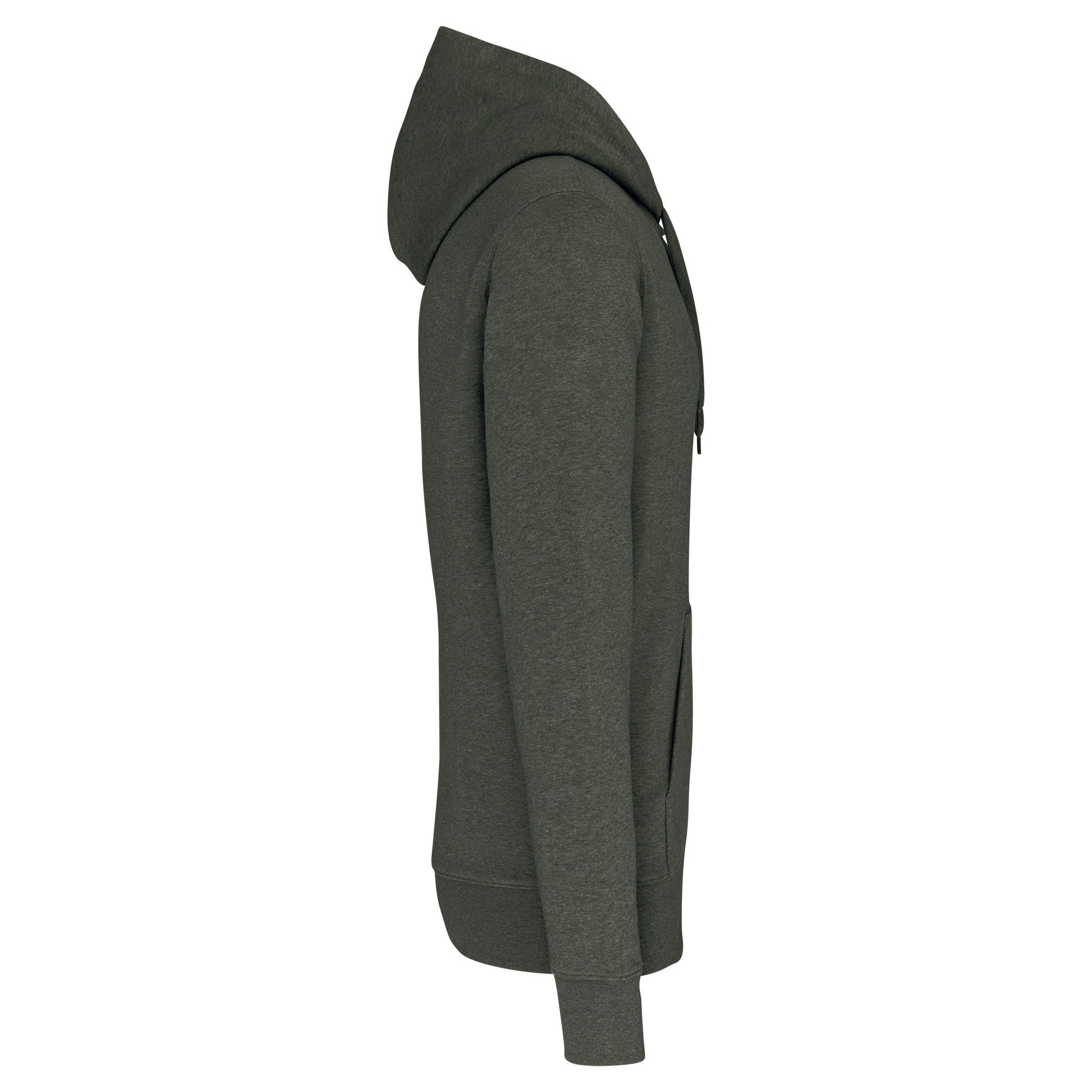 Ecologische herensweater met capuchon