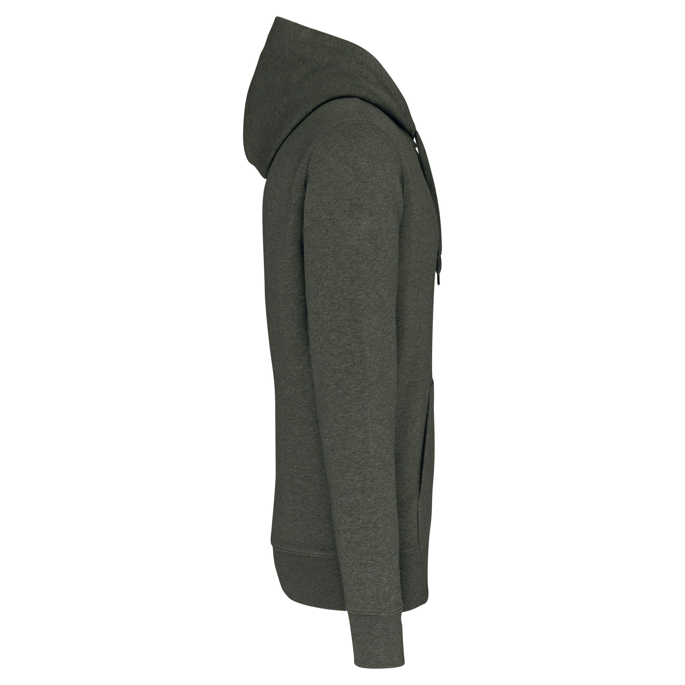 Ecologische herensweater met capuchon