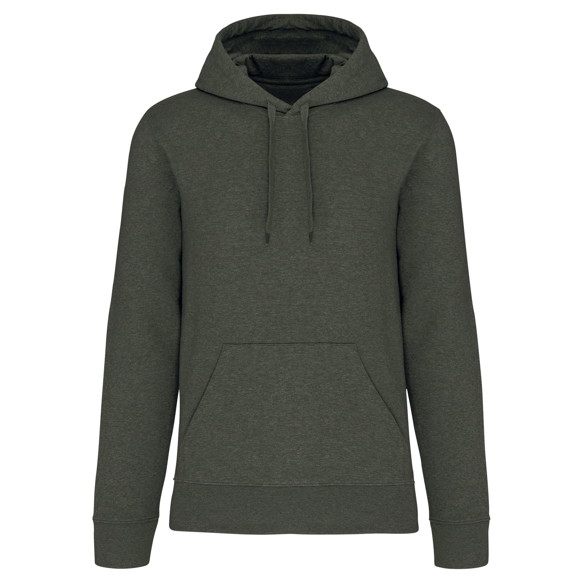 Ecologische herensweater met capuchon