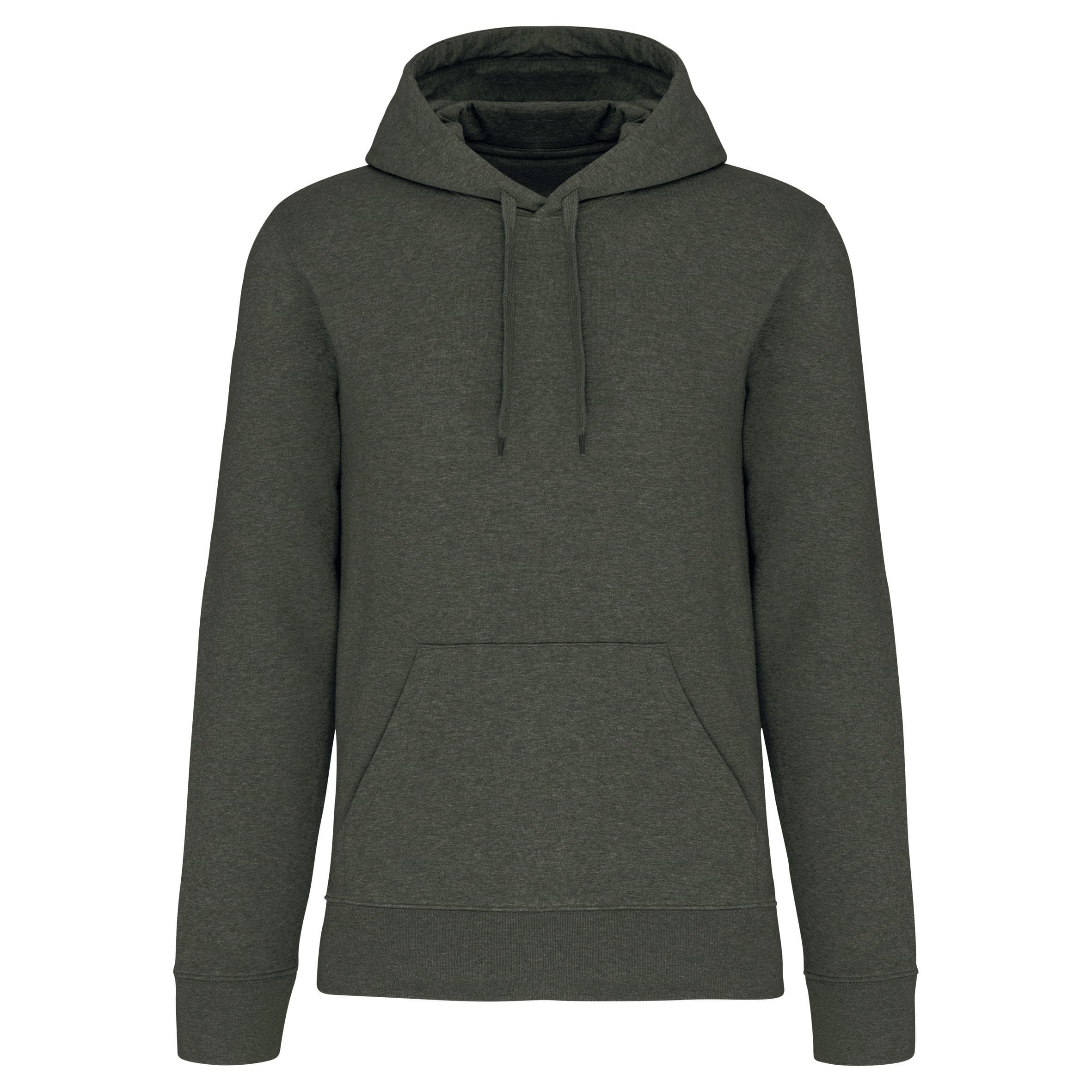 Ecologische herensweater met capuchon