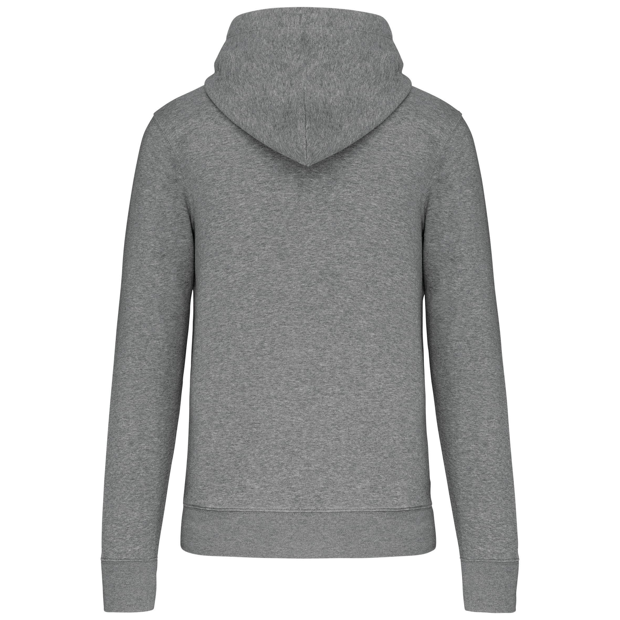 Ecologische herensweater met capuchon