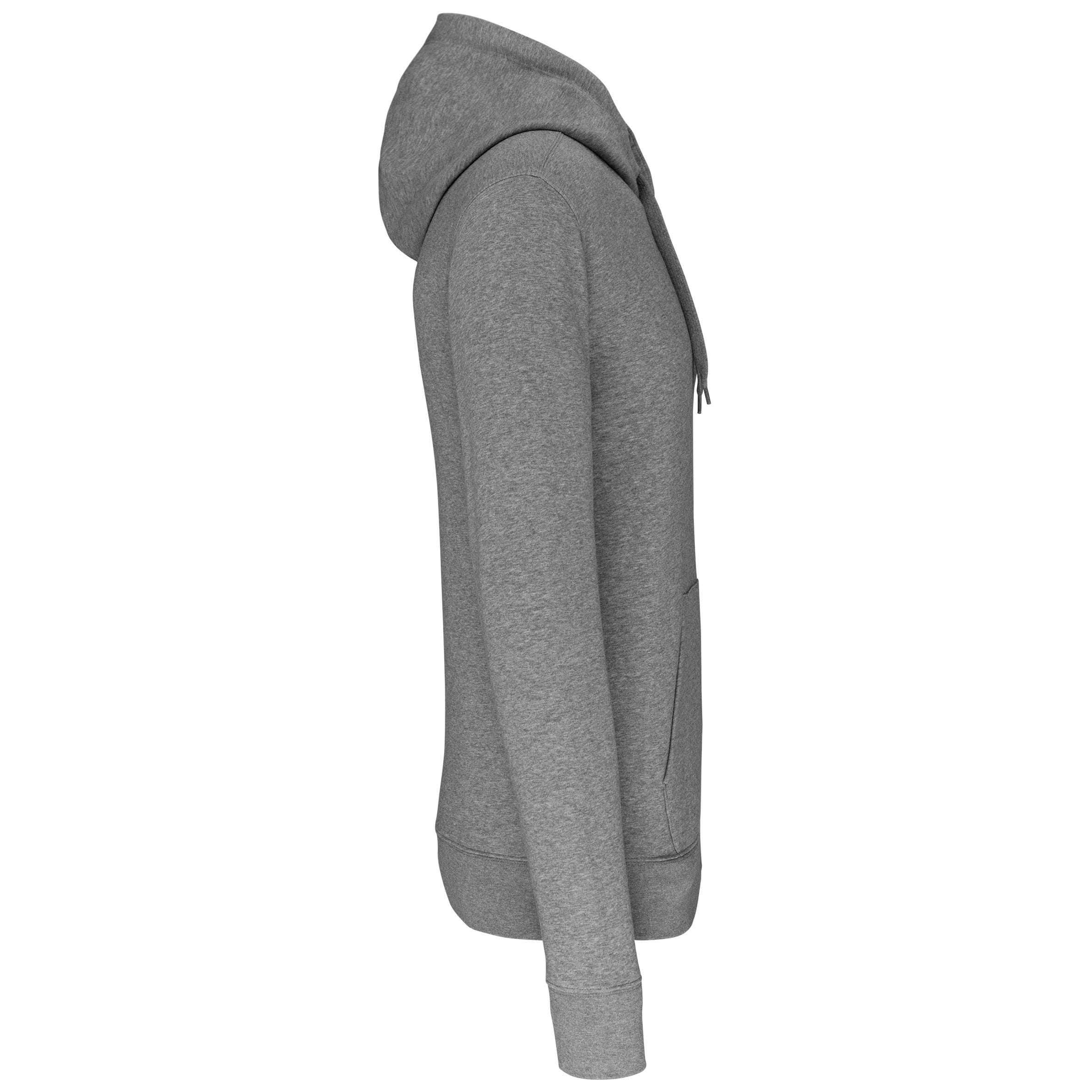 Ecologische herensweater met capuchon