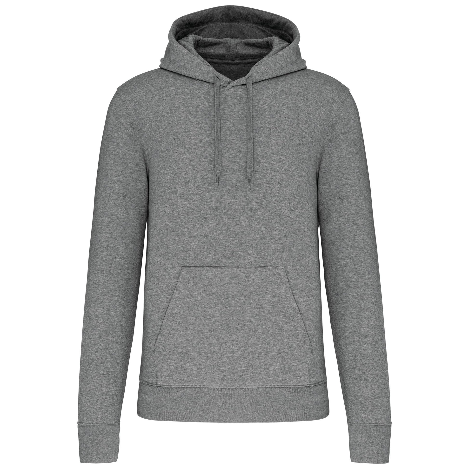Ecologische herensweater met capuchon