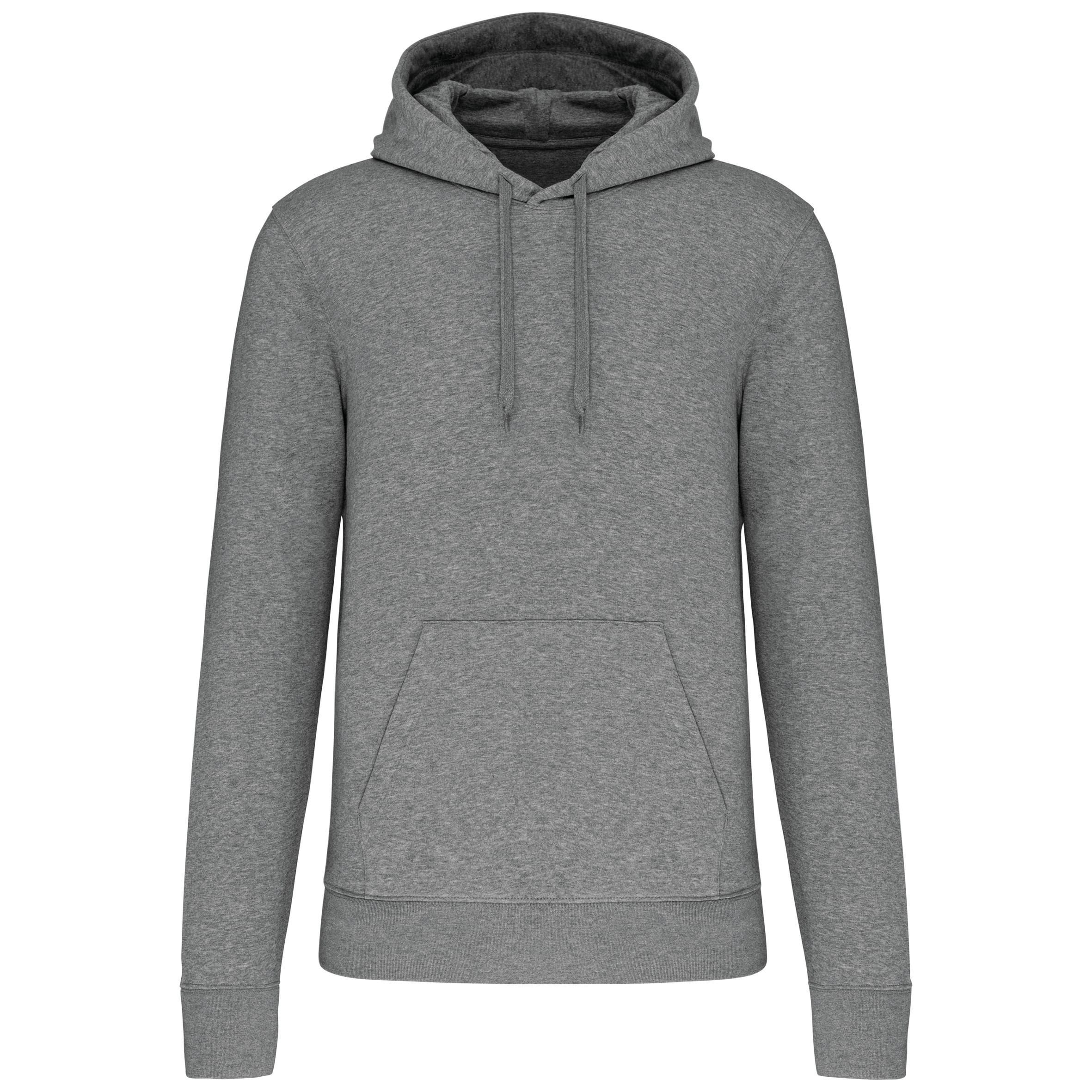 Ecologische herensweater met capuchon