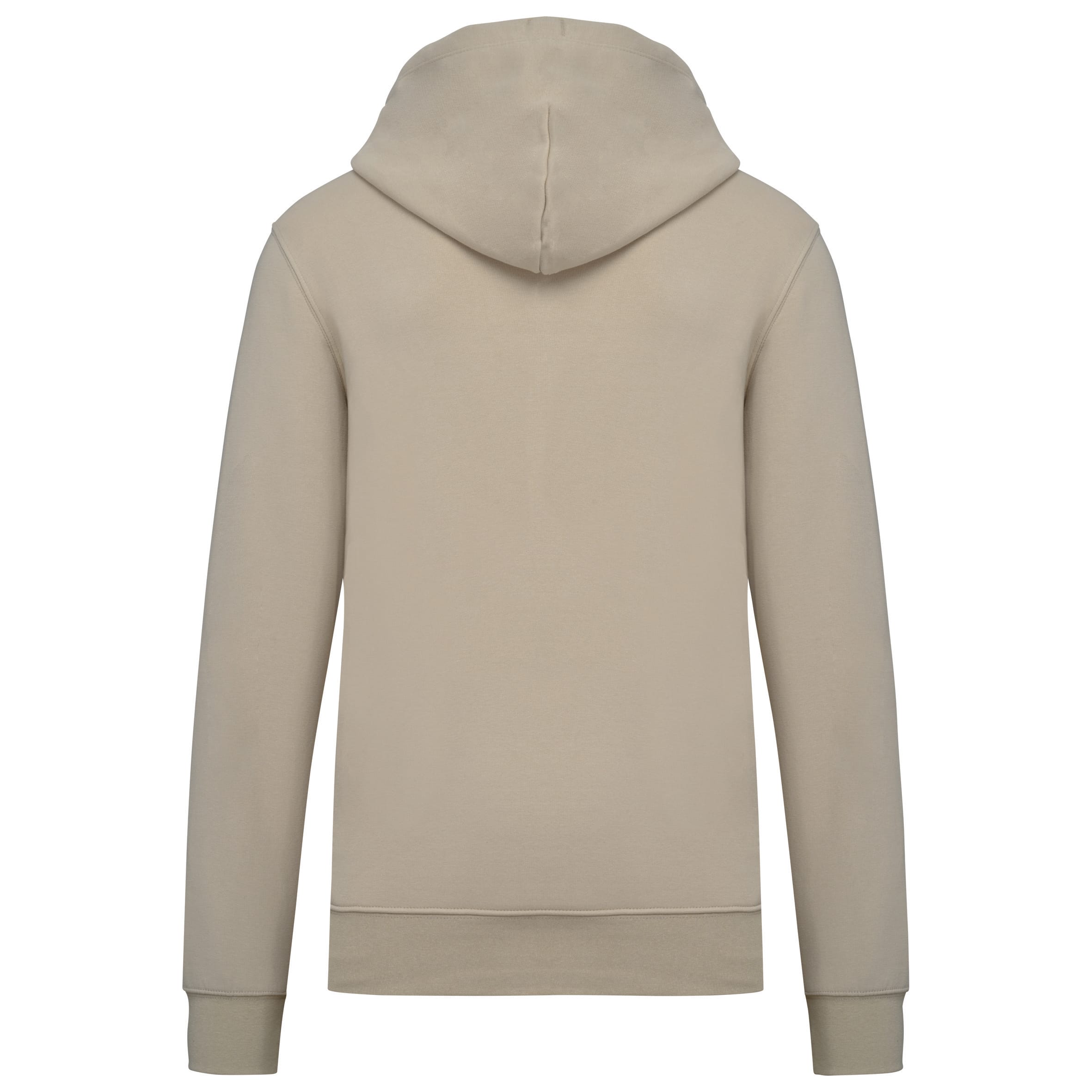 Ecologische herensweater met capuchon