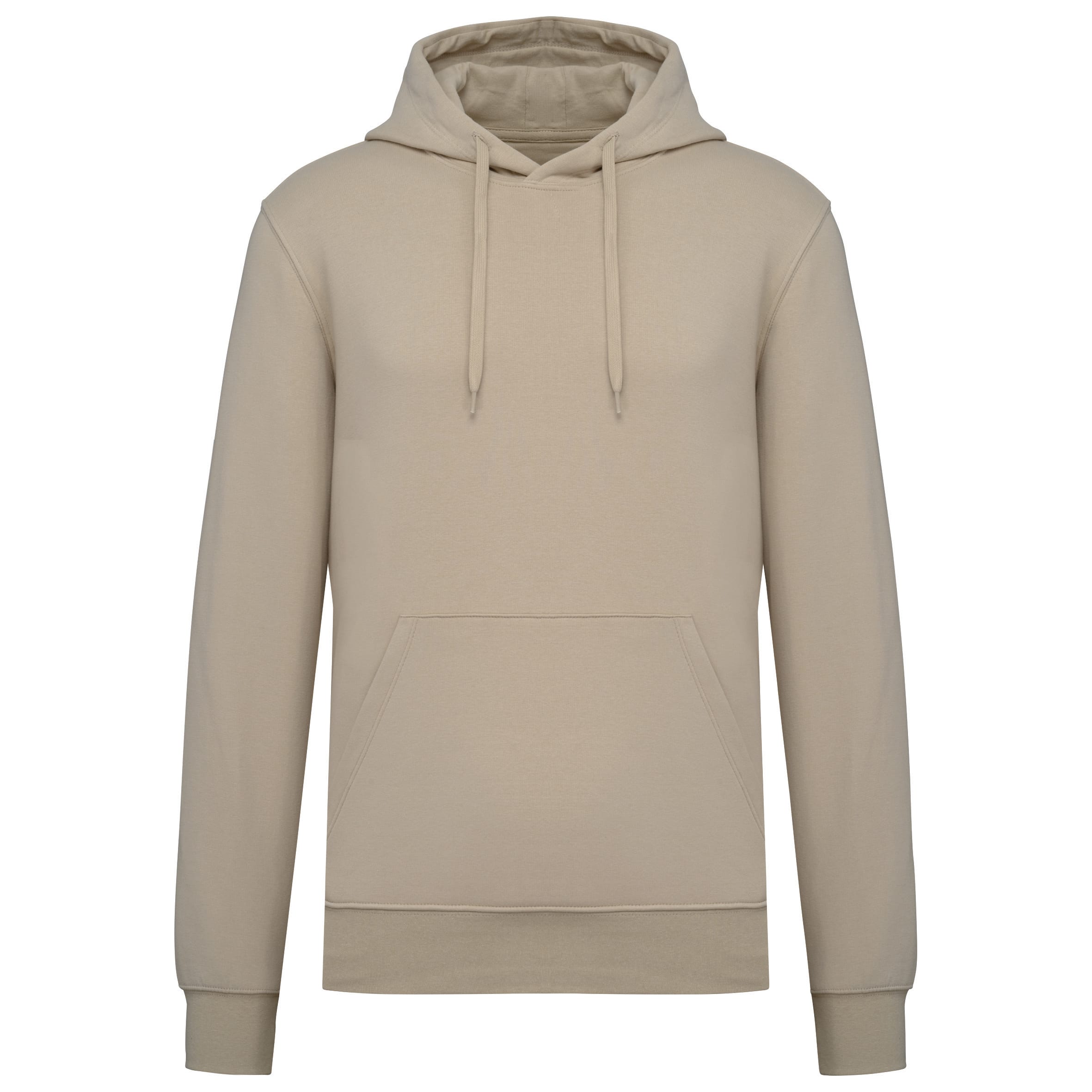 Ecologische herensweater met capuchon