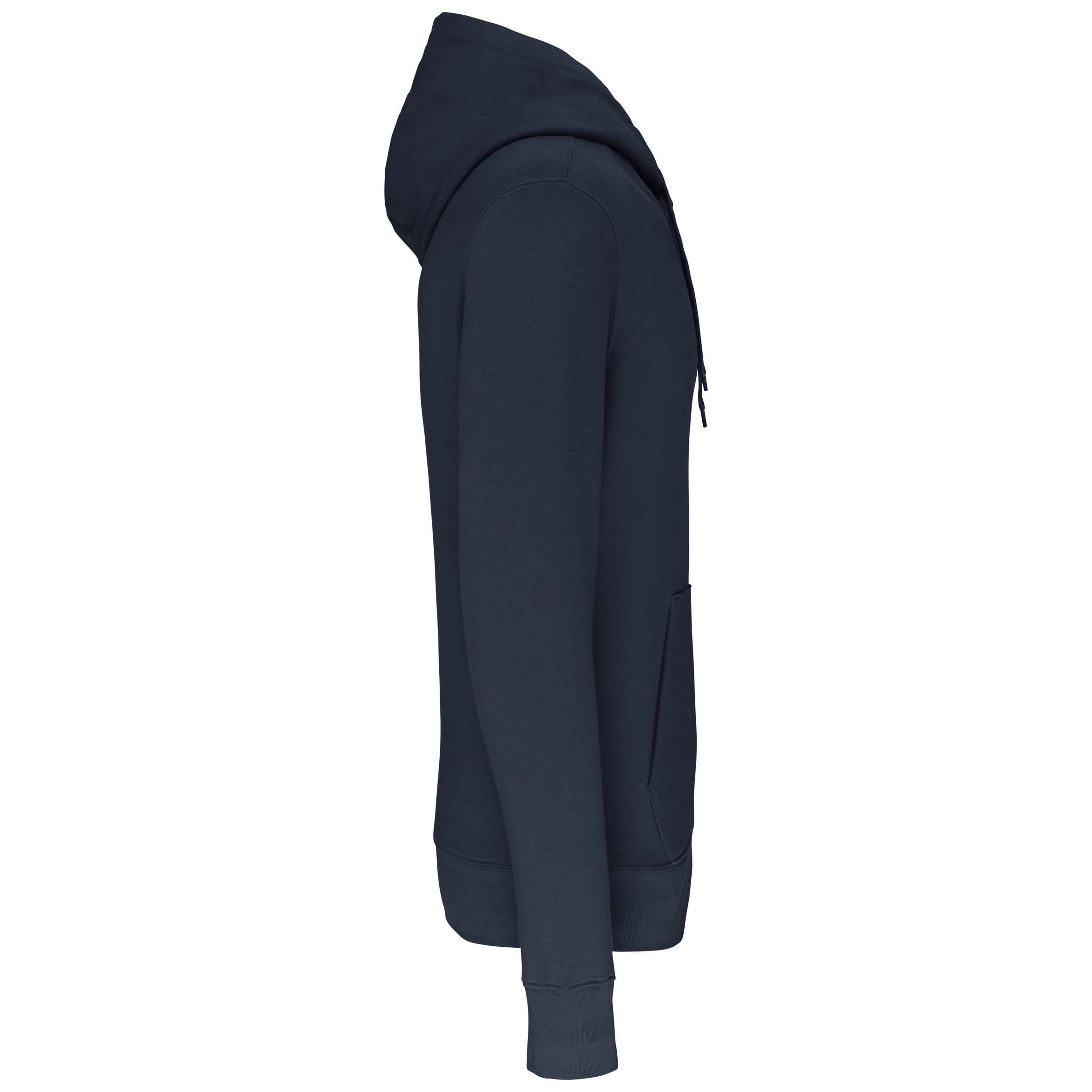 Ecologische herensweater met capuchon