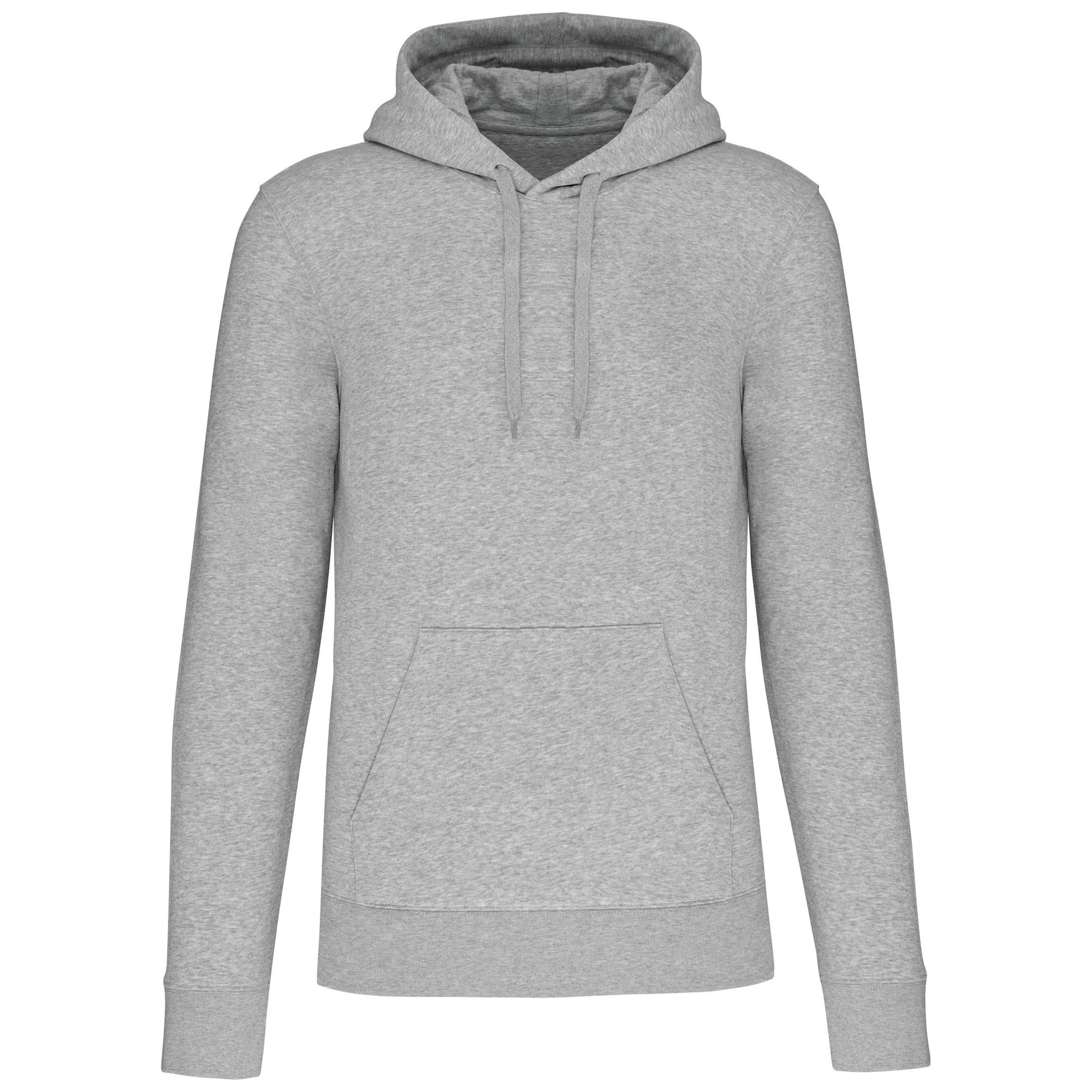 Ecologische herensweater met capuchon
