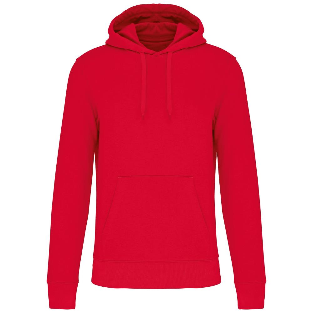 Ecologische herensweater met capuchon